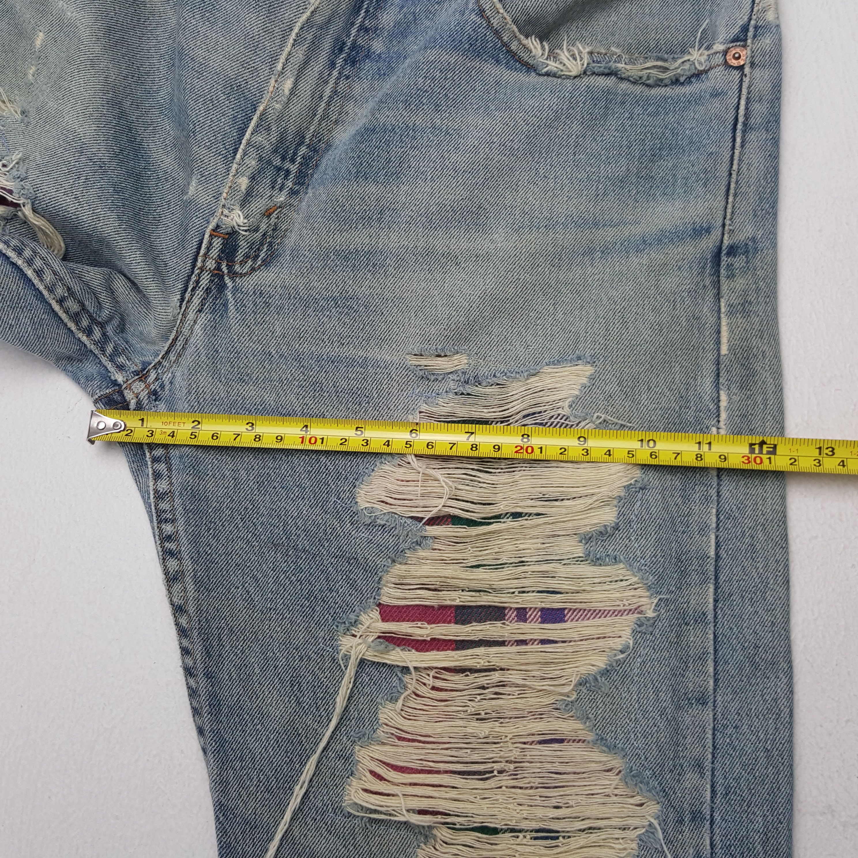 Levi's × Vintage Vintage Levis 505 Distressed Denim Jeans Size US 32 / EU 48 - 9 Thumbnail