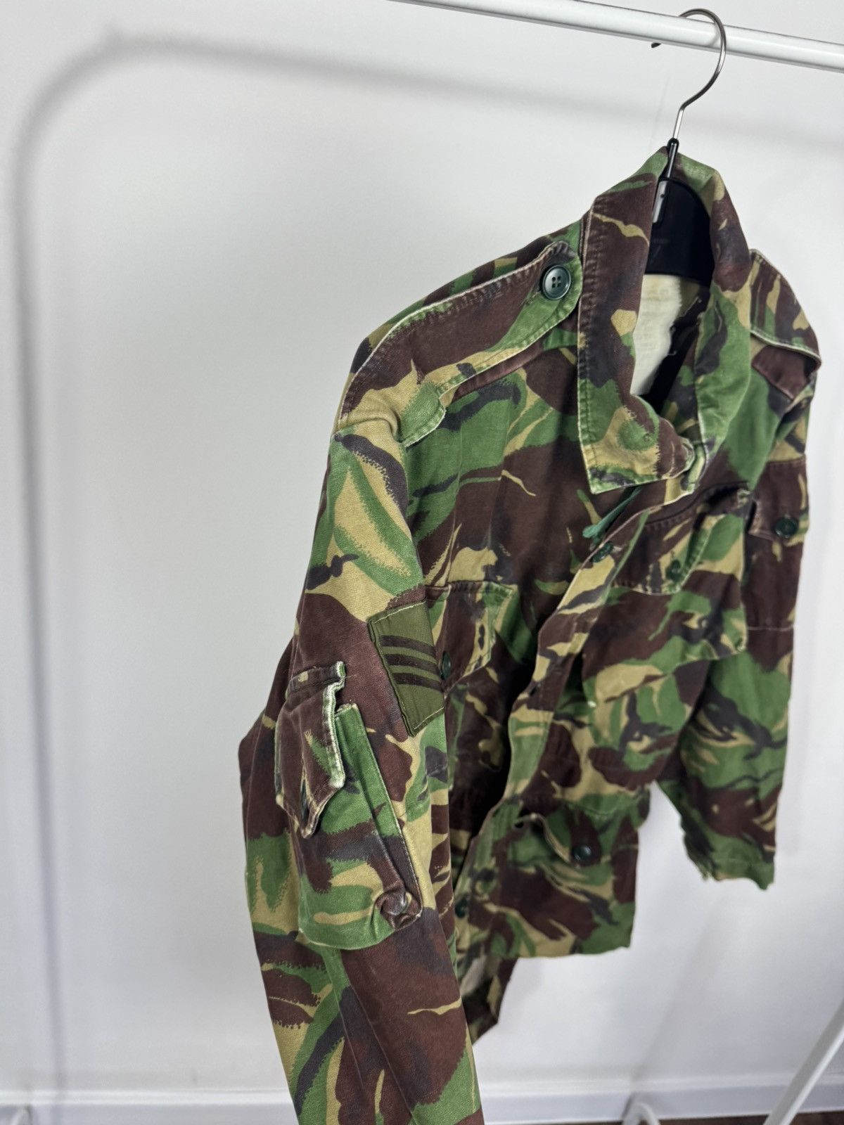 Other Vintage British Army DPM Camo Combat Smock Military Jacket Size US L / EU 52-54 / 3 - 12 Thumbnail