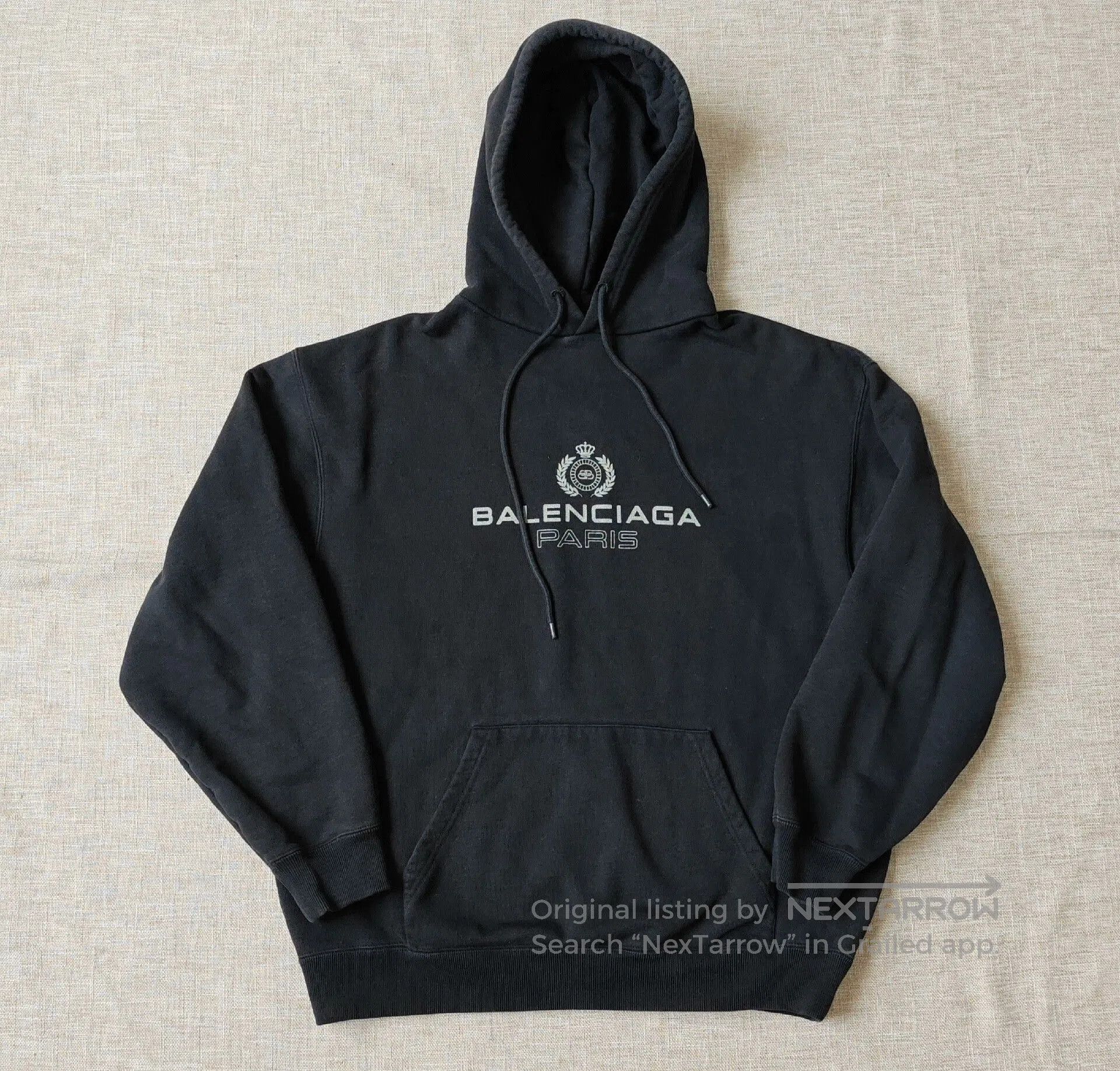 Balenciaga Balenciaga Crown Wheat Logo Hoodie. Size US S / EU 44-46 / 1 - 1 Thumbnail