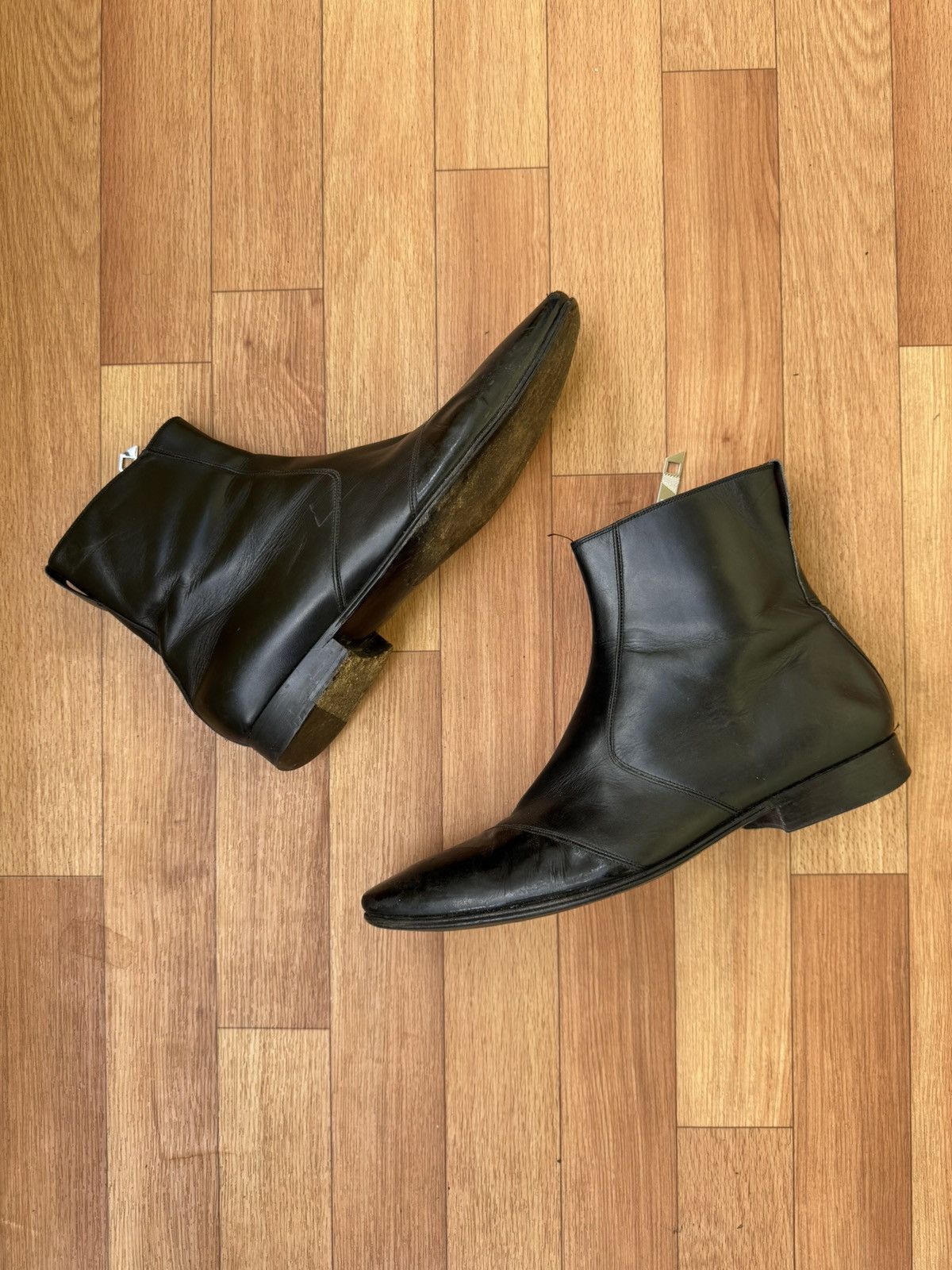 Dior Dior homme Noir boots by Hedi Slimane Size US 10.5 / EU 43-44 - 7 Thumbnail