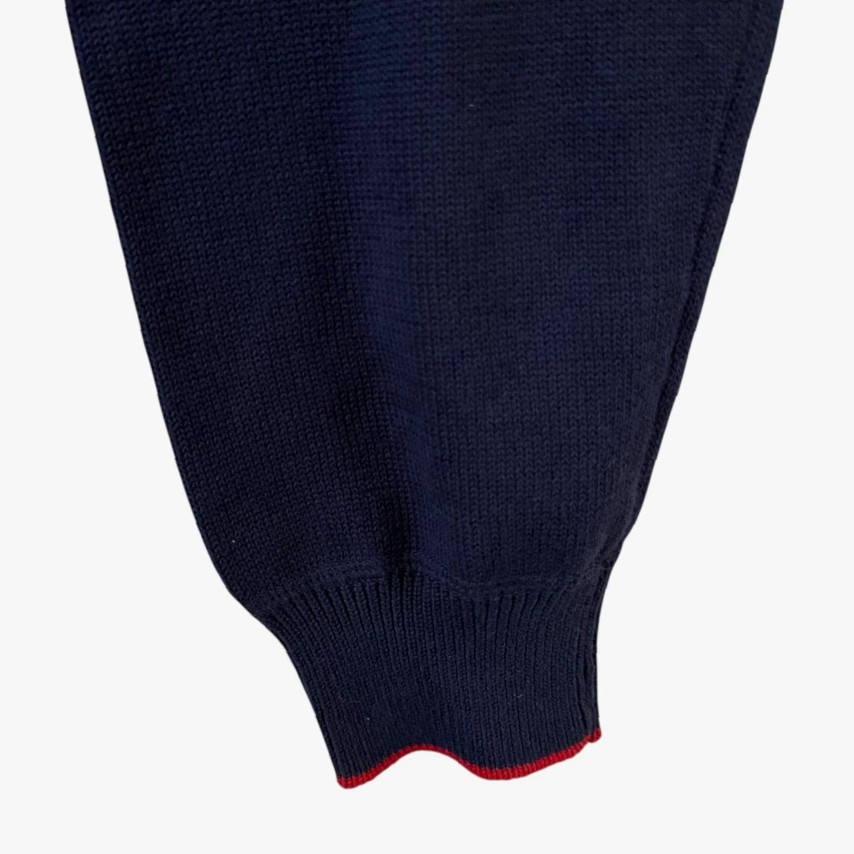 Stafford Stafford Prep Long-Sleeve Crewneck Sweater Blue L Men 100% Cotton Knit Size US L / EU 52-54 / 3 - 7 Thumbnail