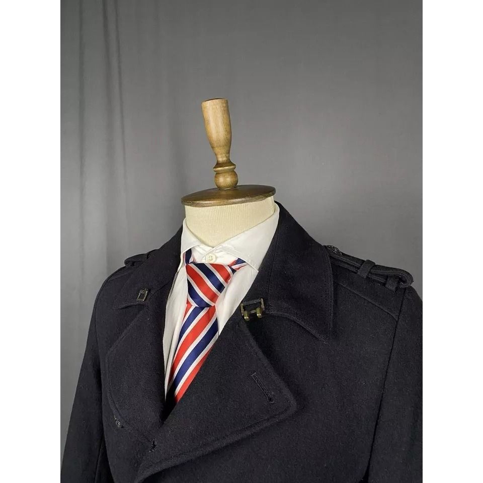 Ted Baker Ted Baker Men's Black Wool Insulated Pea Coat Size 2 Size US M / EU 48-50 / 2 - 5 Thumbnail