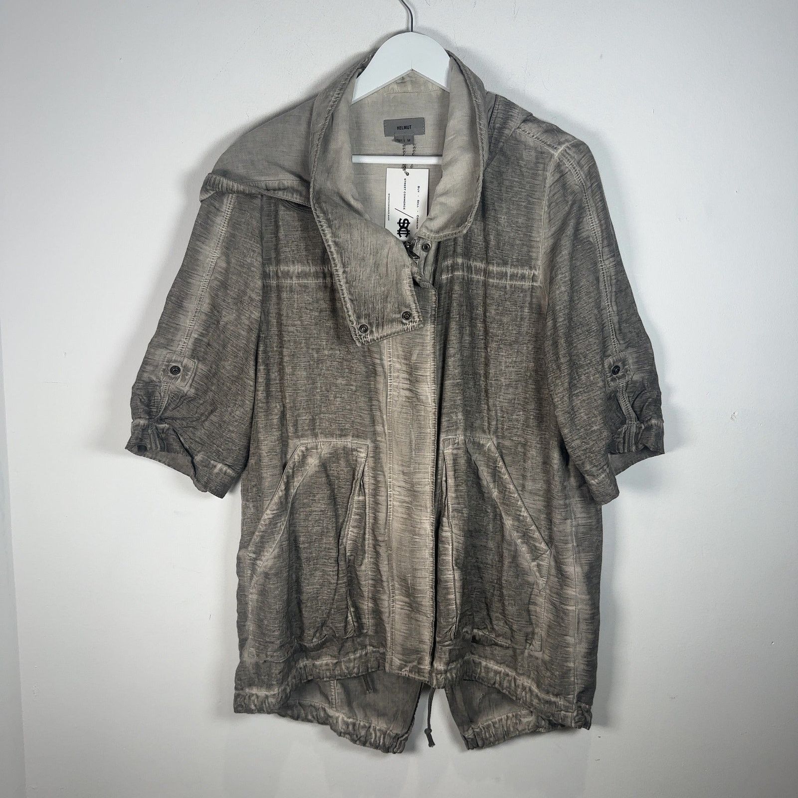 Helmut Lang Helmut Lang Short Sleeve Hoodie Size US M / EU 48-50 / 2 - 1 Thumbnail