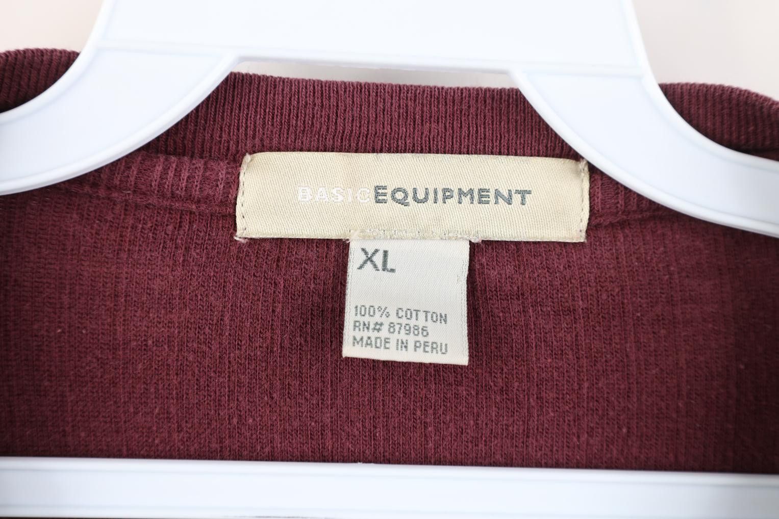 Vintage Vintage 90s Streetwear Thermal Ribbed Knit Henley T-Shirt Size US XL / EU 56 / 4 - 5 Thumbnail