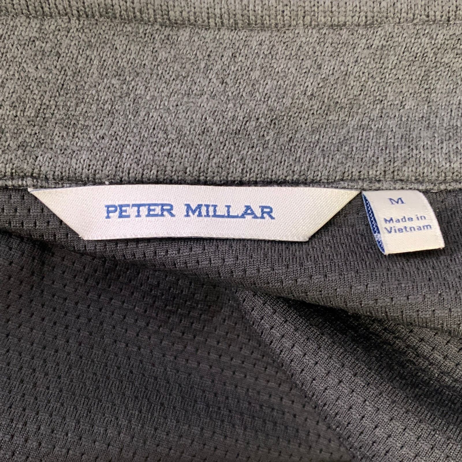 Peter Millar PETER MILLAR Size M Gray Heather Poly Double Zipper Vest Size US M / EU 48-50 / 2 - 4 Thumbnail