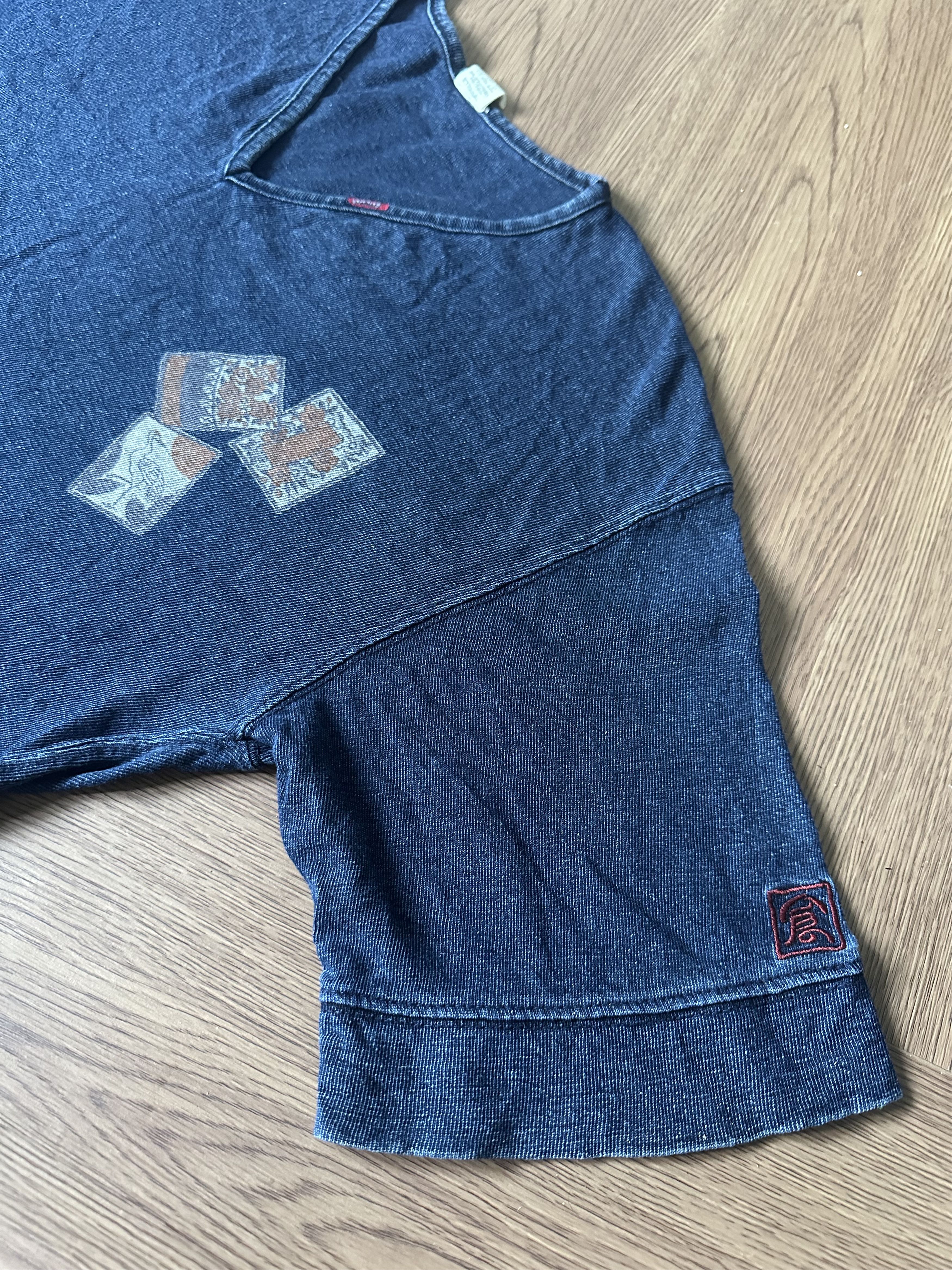 Eternal Vintage Eternal Indigo Dyed Hanafuna Card Tee Size US M / EU 48-50 / 2 - 5 Thumbnail