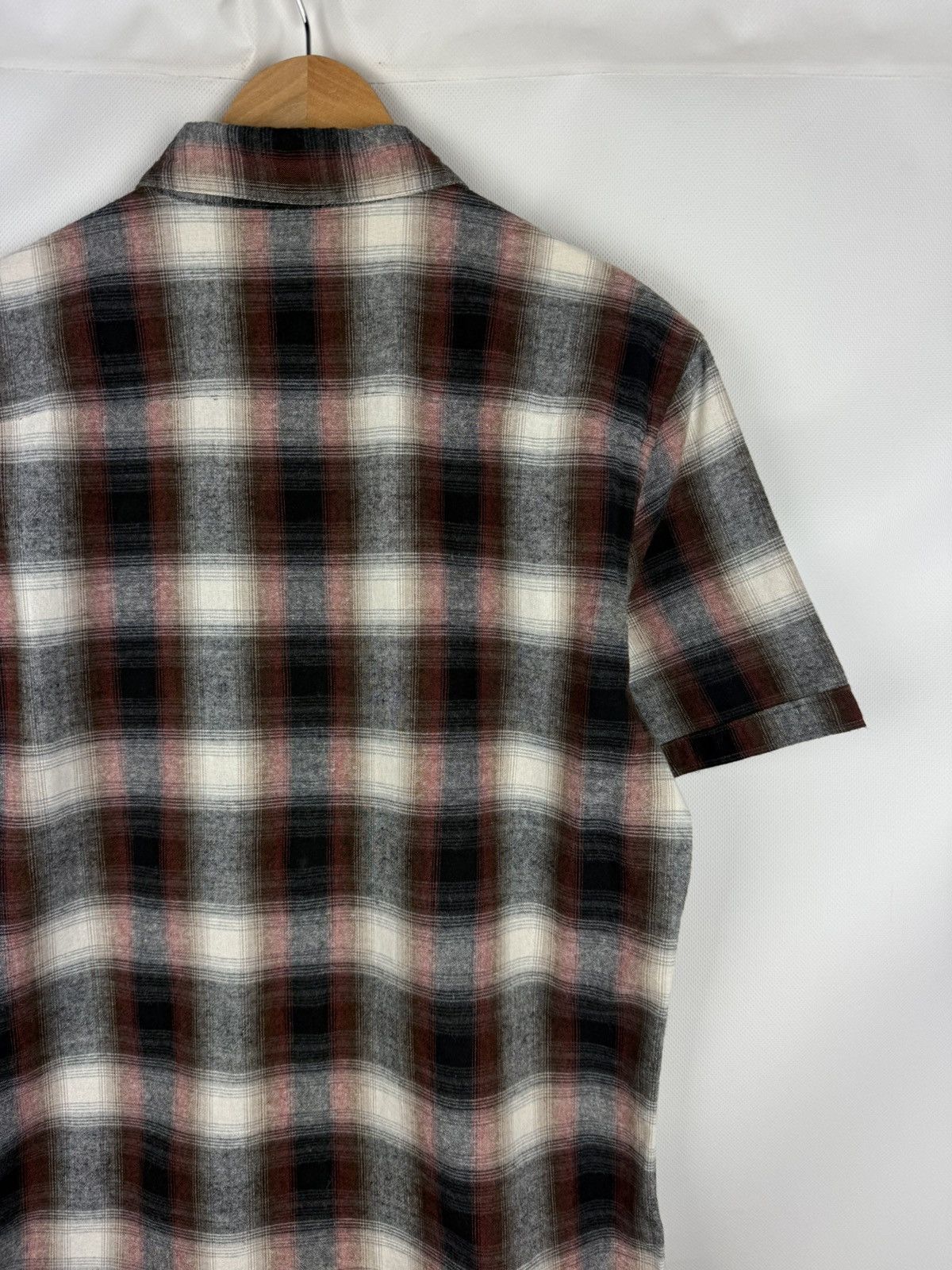Allsaints Allsaints Men Dwight SS Men’s Plaid Flannel Button Up Shirt Size US S / EU 44-46 / 1 - 18 Thumbnail