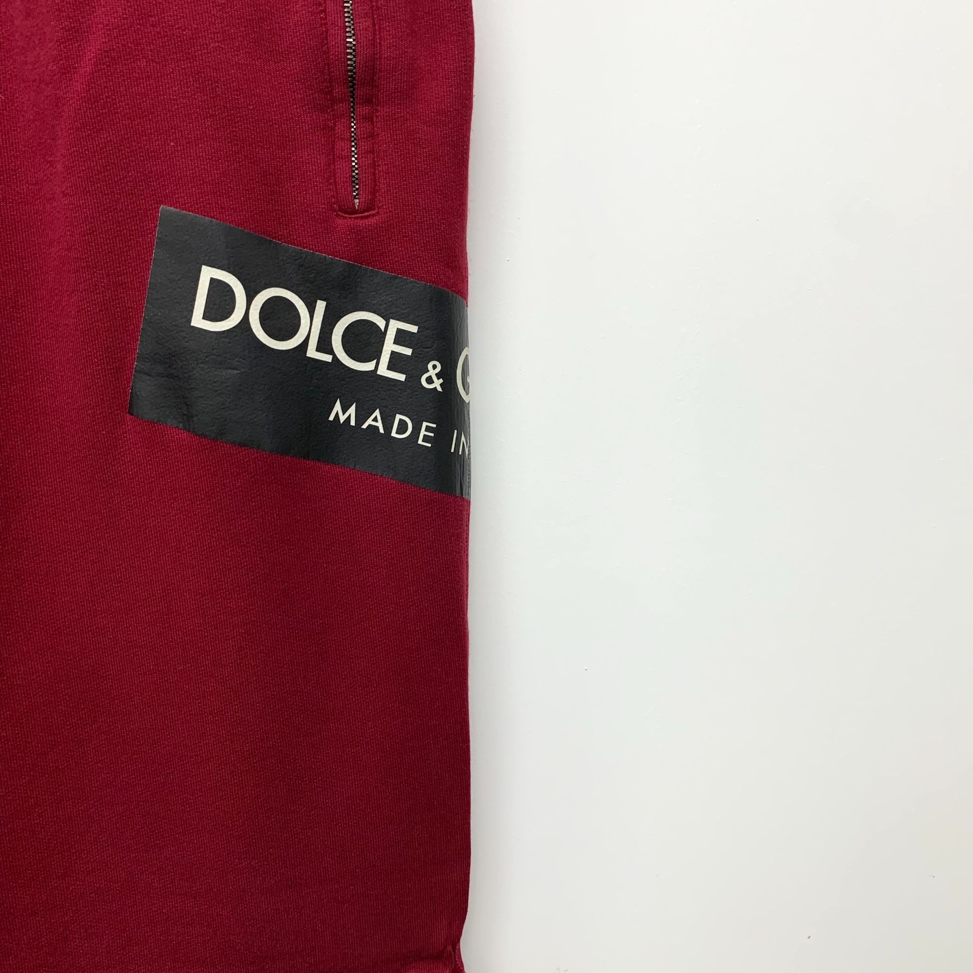 Dolce & Gabbana Dolce & Gabbana Red Logo Elastic Waist Sport Pants Size 56 1 Size US 40 / EU 56 - 6 Thumbnail