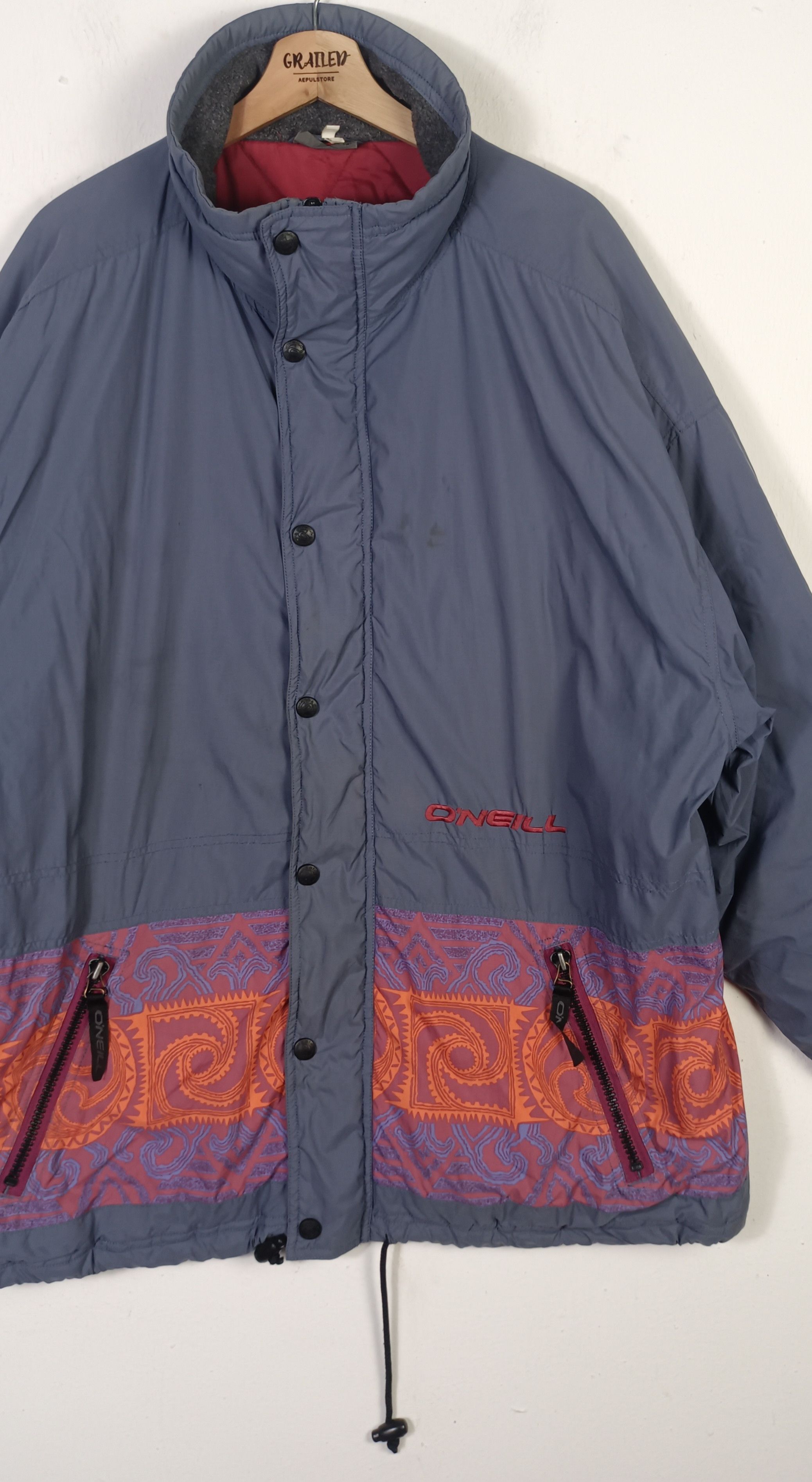 O'Neill × Vintage 90s🔥 Vintage Oneill Art PullOver Jacket Size US XL / EU 56 / 4 - 7 Thumbnail