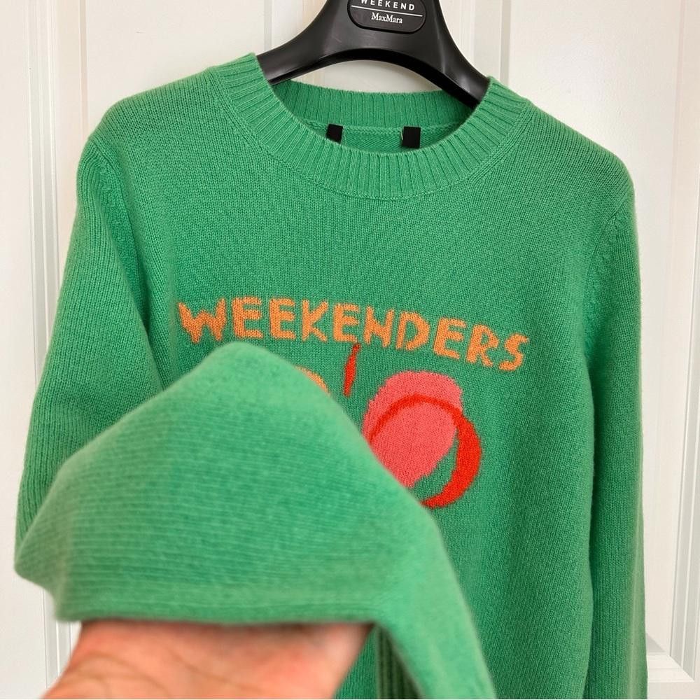 Designer NWOT Weekend Max Mara Label-cut 100% Cashmere Sweater Sz: S Size S / US 4 / IT 40 - 11 Thumbnail