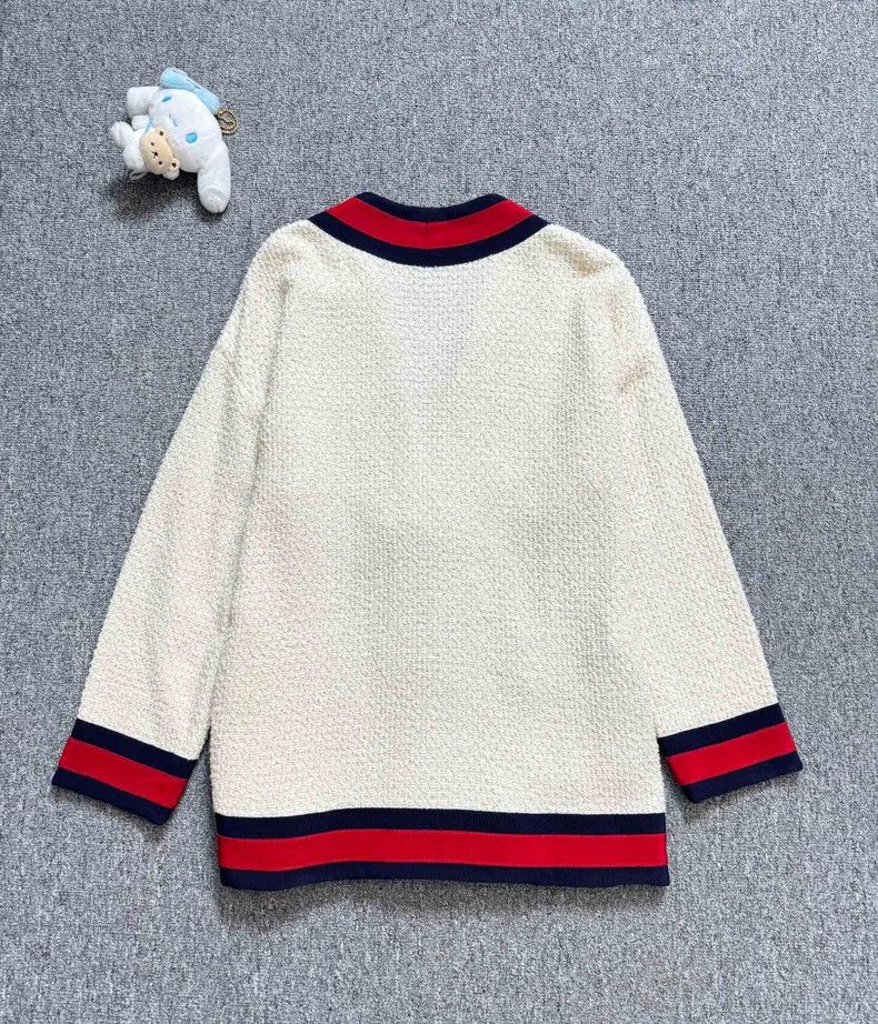 Gucci GucciWhite heavy industry diamond button tweed small fragra Size XS / US 0-2 / IT 36-38 - 2 Thumbnail