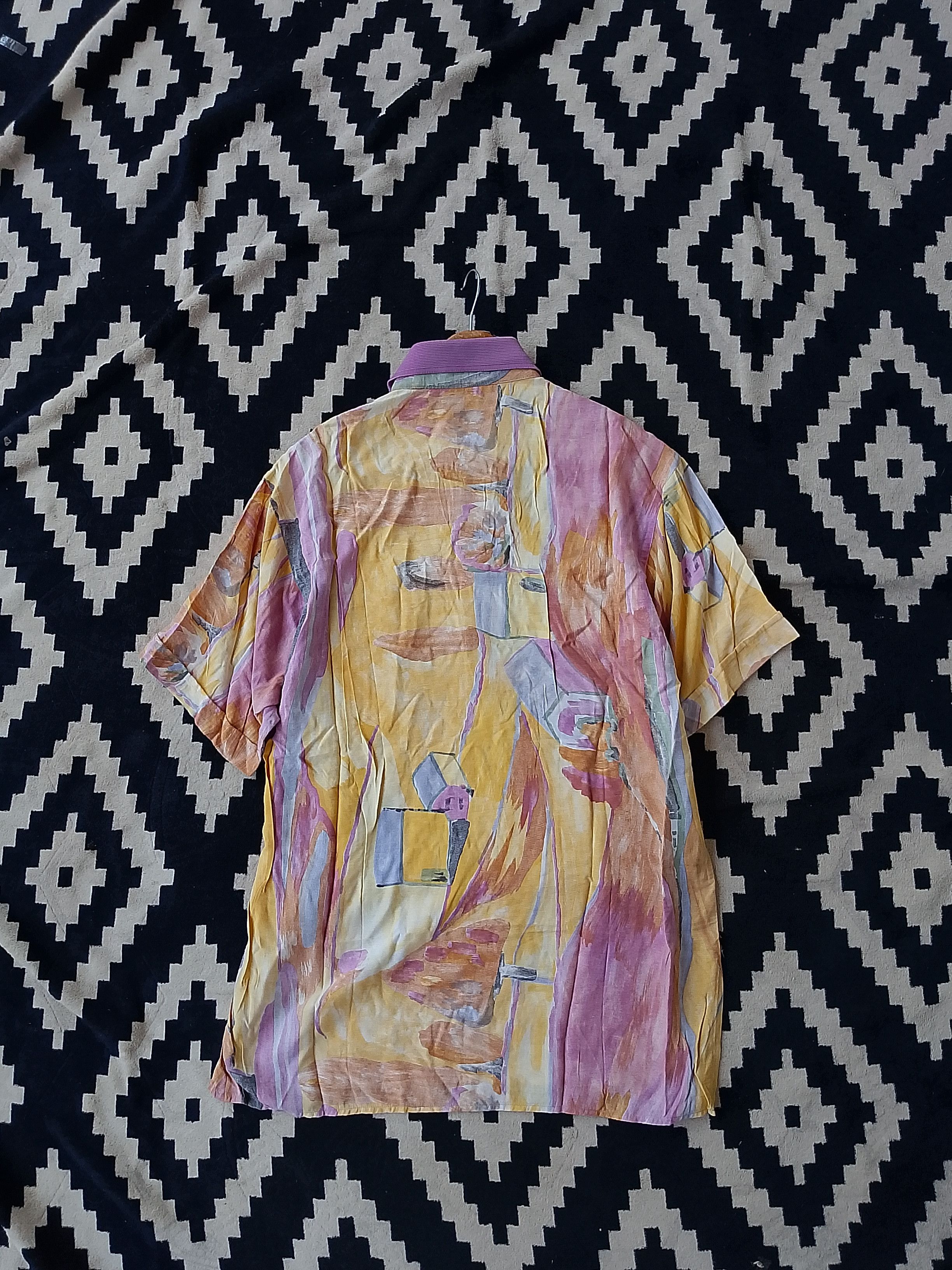 Montagut 💥 Montagut Vintage Psychedelic Art Classic Polo Shirt Size US L / EU 52-54 / 3 - 4 Thumbnail