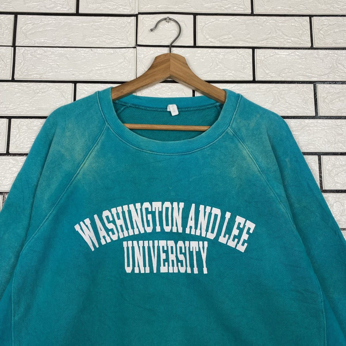 Japanese Brand 📌Vintage Sweatshirt Washington and Lee University Big Logo Size US M / EU 48-50 / 2 - 4 Thumbnail