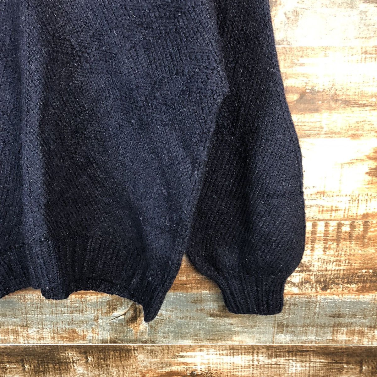 Homespun Knitwear × Japanese Brand × Vintage Japanese Dark Blue vintage sweatshirt Knitwear #A1707 Size US M / EU 48-50 / 2 - 8 Thumbnail