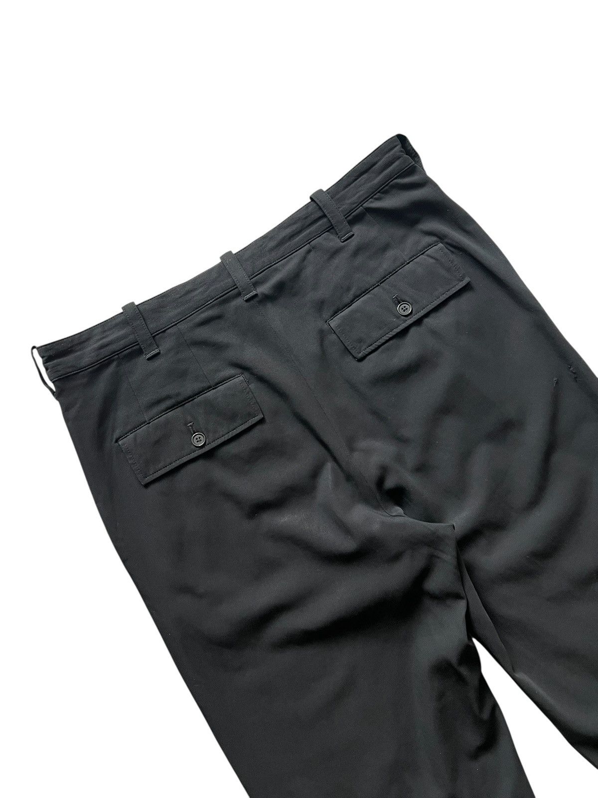 Yohji Yamamoto 1990s Yohji Yamamoto Pour Homme Hidden Pocket Wool Pants Size US 36 / EU 52 - 13 Thumbnail