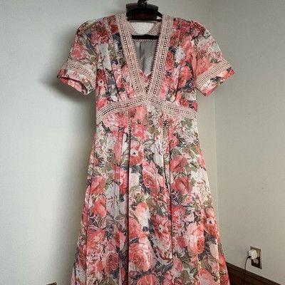Anthropologie ANTHROPOLOGIE Rose Bouquet Dress By RANNA GILL size S FAB BO Size S / US 4 / IT 40 - 14 Thumbnail
