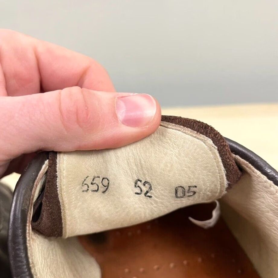 Vintage GRONELL Mens Shoes Low Top Leather Brown Made in Italy UK 11 EU 46 US 12 Casual Boat Size US L / EU 52-54 / 3 - 5 Thumbnail