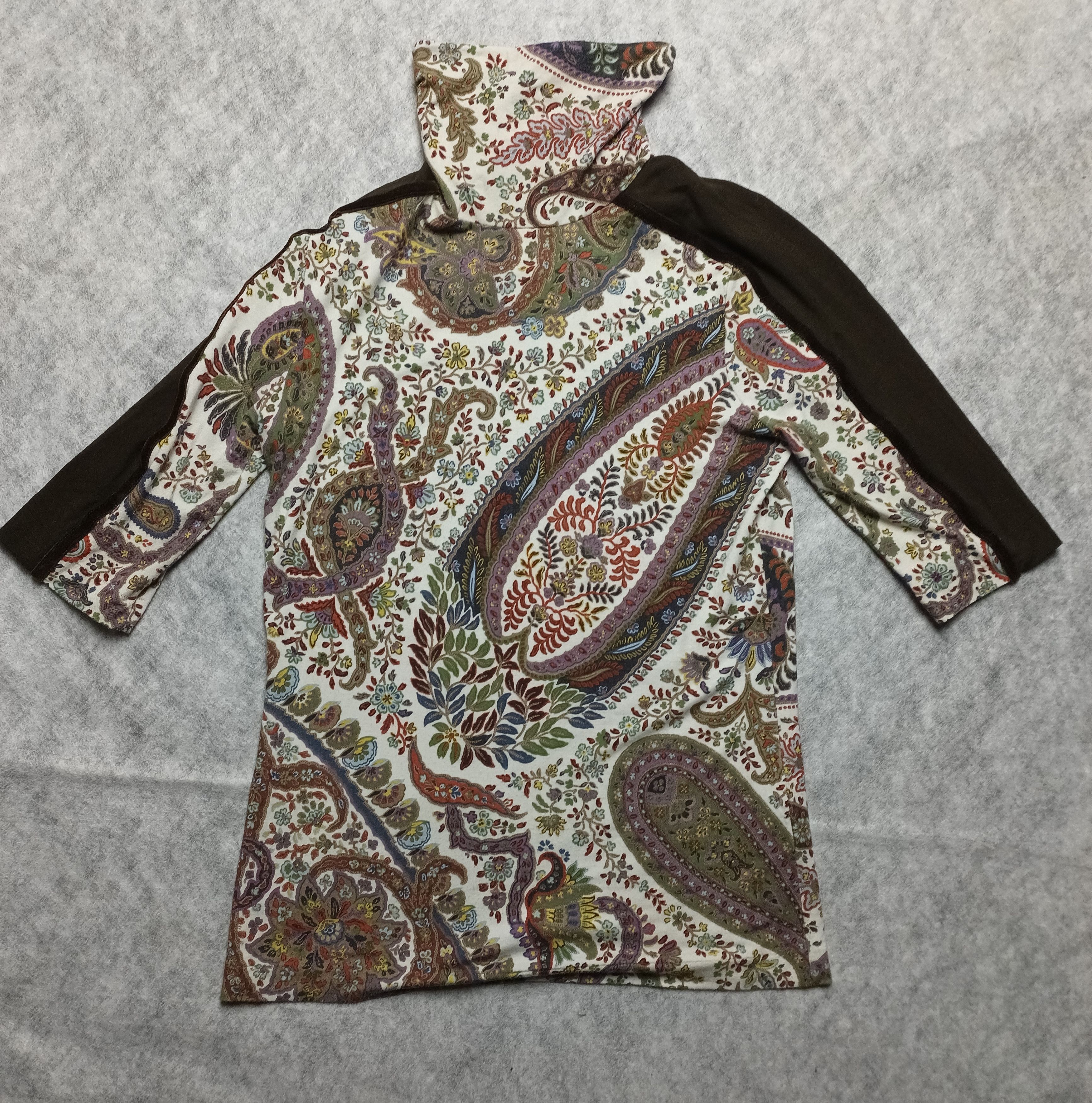 Etro ETRO Milano Paisley Print Turtleneck Top Jumper Size M / US 6-8 / IT 42-44 - 5 Thumbnail