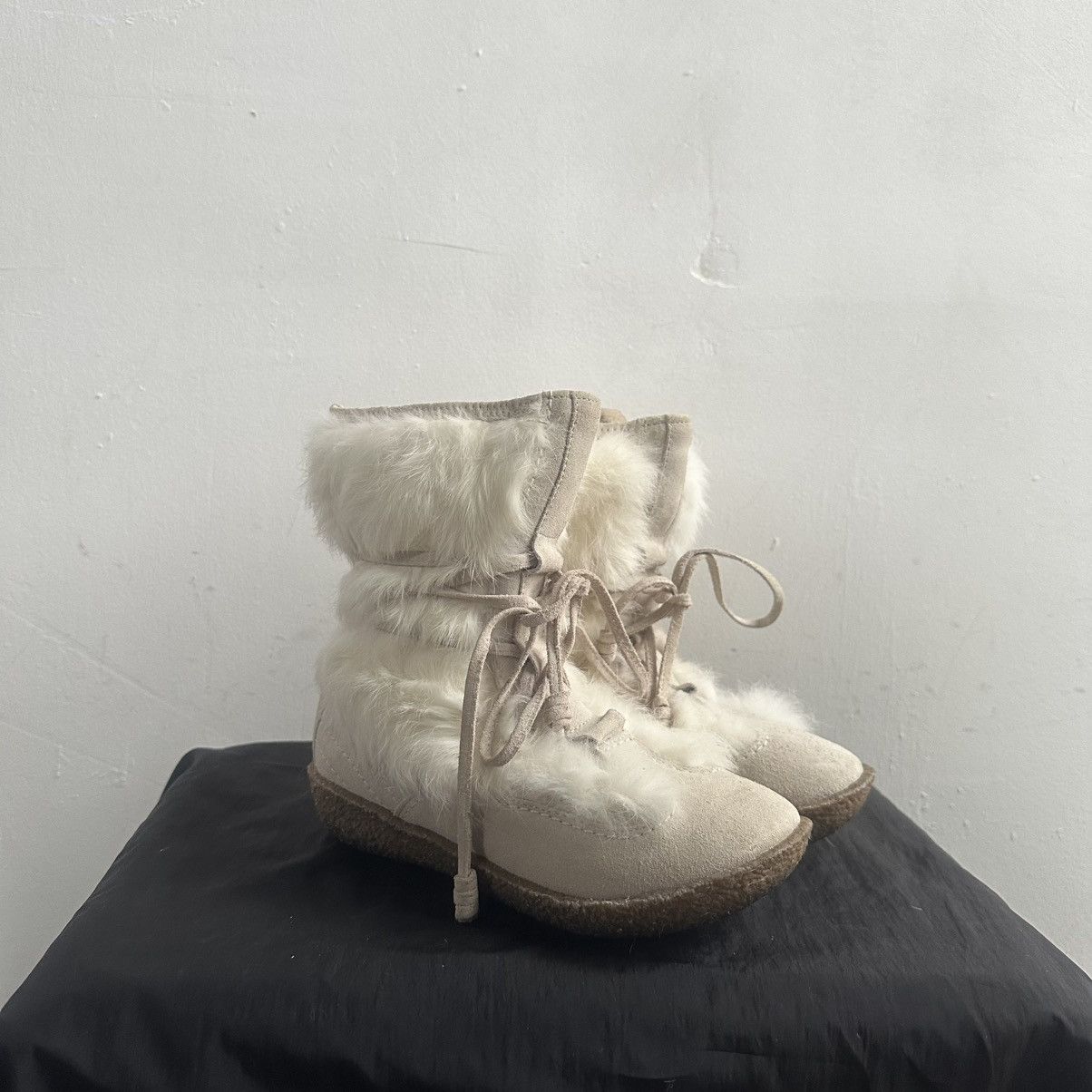 Diesel Vintage Diesel Fur Boots Rick Owens Style Size US 5.5 / IT 35.5 - 2 Thumbnail