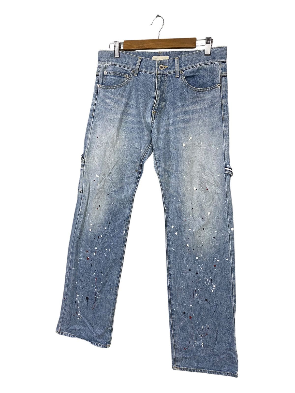 Tommy Hilfiger Vintage tommy girl work pant split paint nice design Size 32" / US 10 / IT 46 - 2 Thumbnail