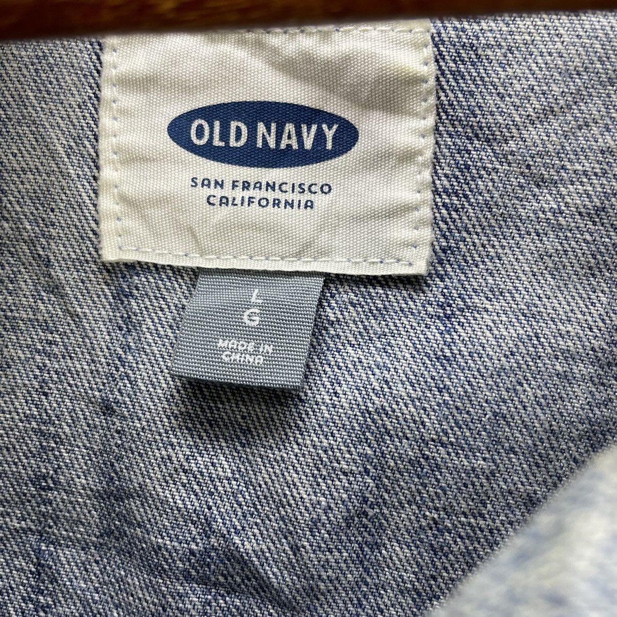 Japanese Brand Old Navy Splash Painting Denim Jacket Size M / US 6-8 / IT 42-44 - 6 Thumbnail