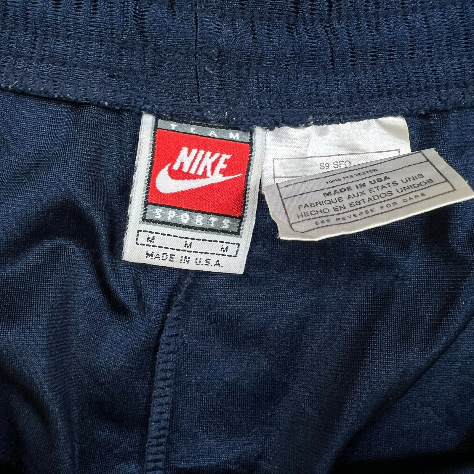Nike × Vintage 90s Nike Sportswear Shorts Medium Swoosh USA Athletic Gym Size US 36 / EU 52 - 6 Thumbnail