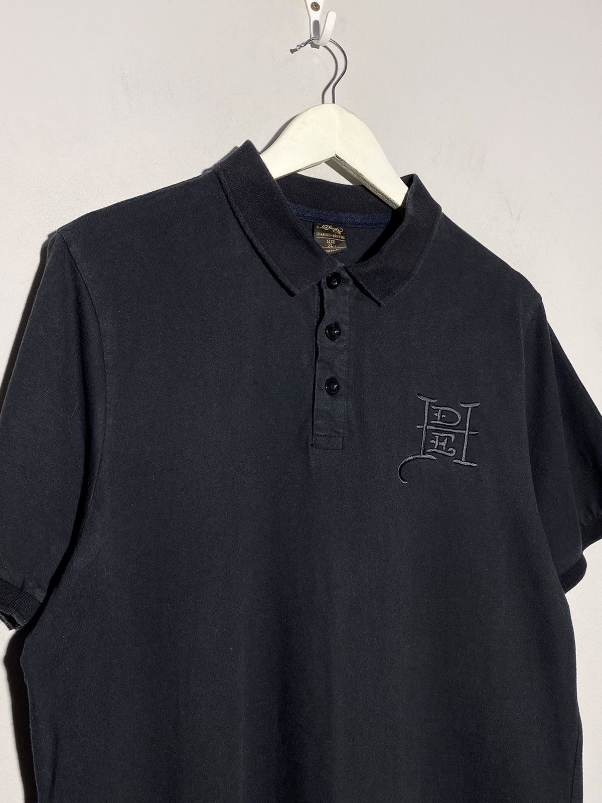 Ed Hardy Y2k Ed Hardy hype streetwear style skull logo polo t-shirt Size US XL / EU 56 / 4 - 3 Thumbnail