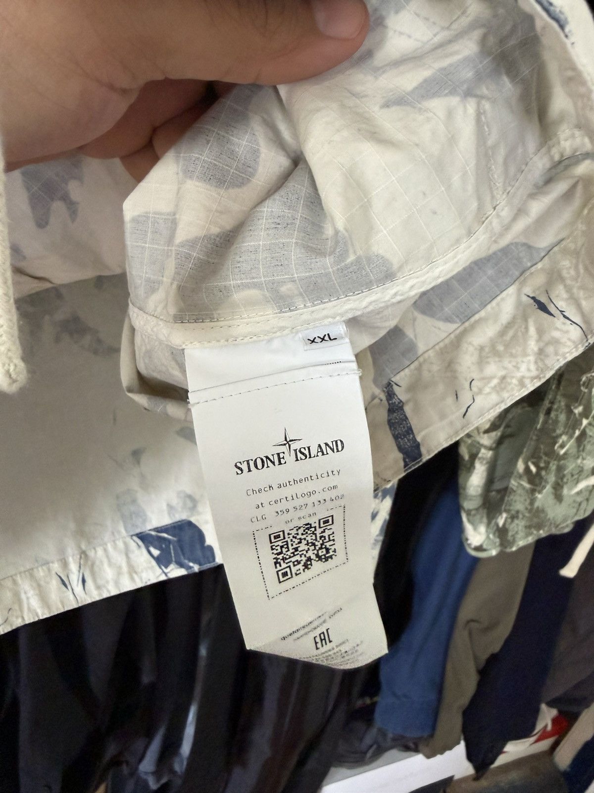 Stone Island Scan Camo Ripstop OVD Jacket Size US XXL / EU 58 / 5 - 5 Thumbnail