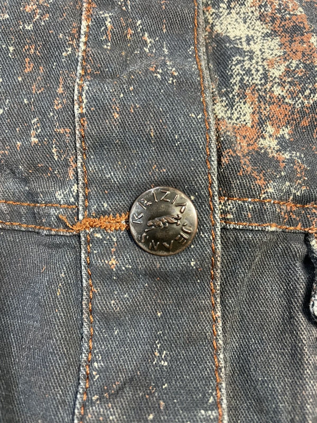 Krizia Uomo Krizia Jeans Denim Jacket Italy Size US S / EU 44-46 / 1 - 5 Thumbnail