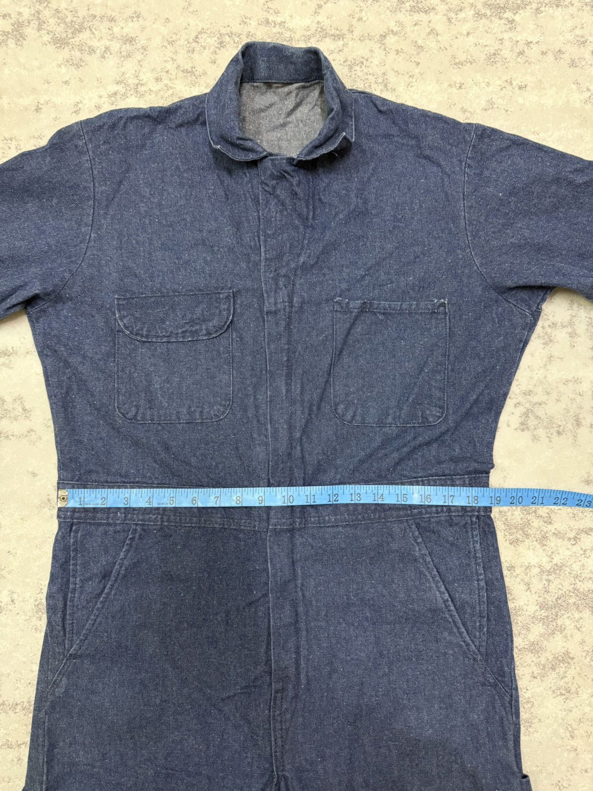 Vintage Unbranded Carpenter Denim Overall Size US 36 / EU 52 - 15 Thumbnail