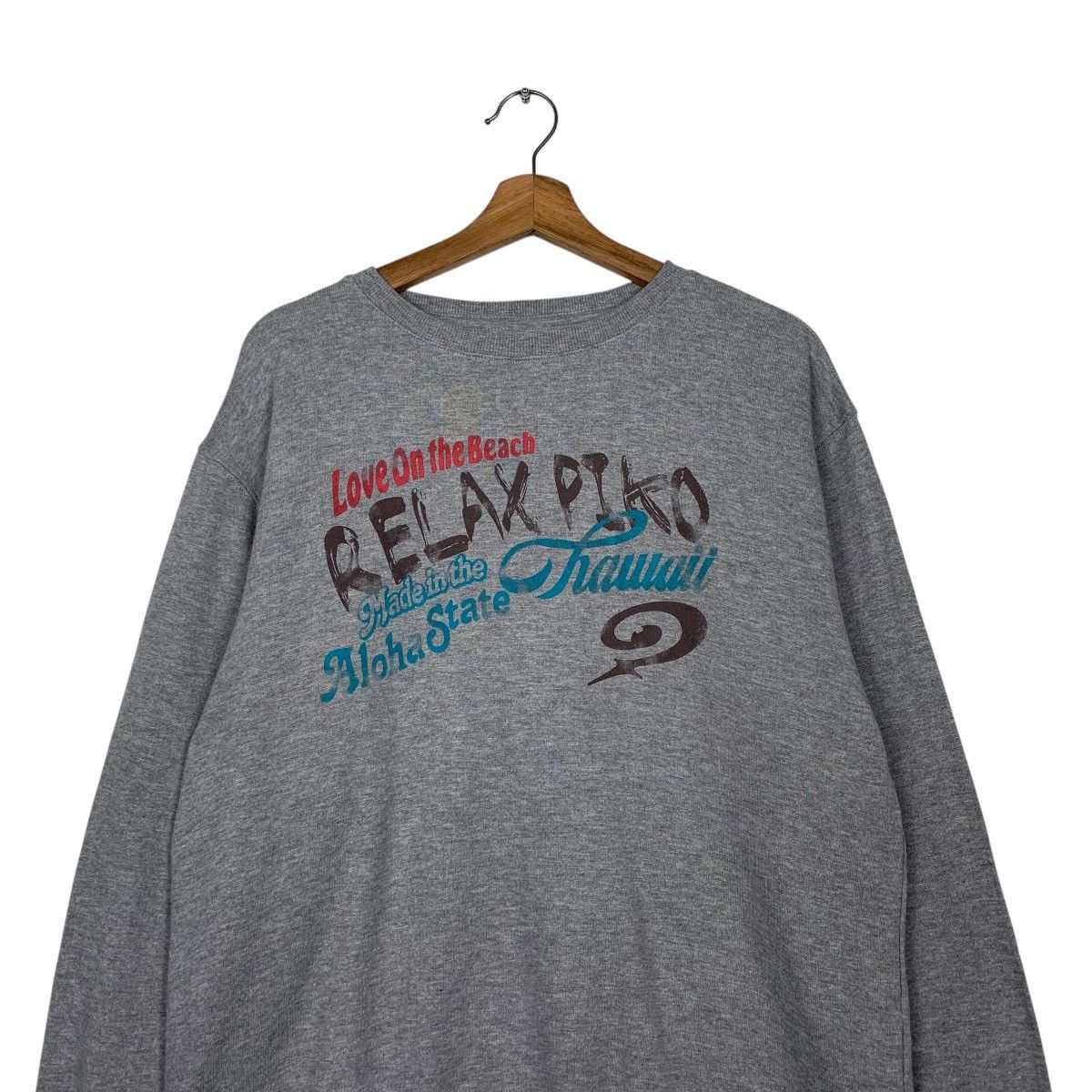 Japanese Brand Piko Hawaiian Surf Crewneck Sweatshirt Size US M / EU 48-50 / 2 - 2 Thumbnail