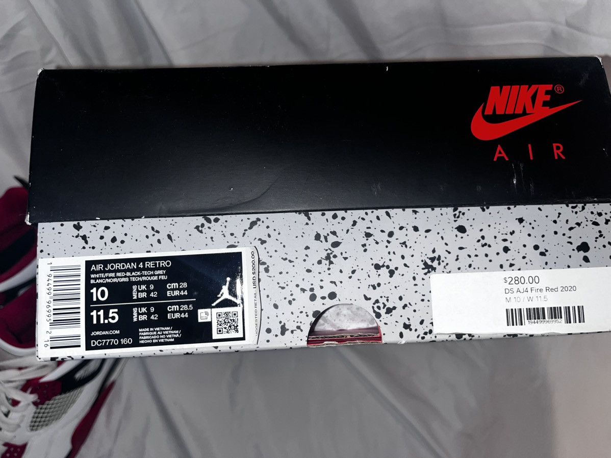 Jordan Brand Jordan Fire red 4’s Size US 10 / EU 43 - 8 Thumbnail