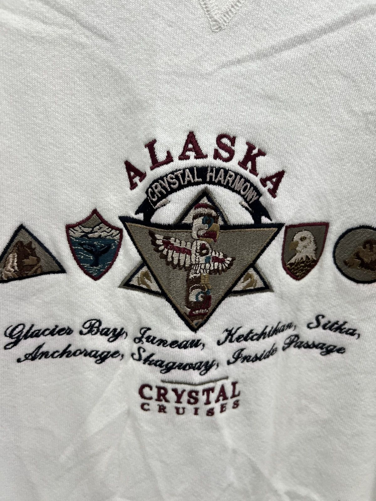 Japanese Brand Vintage Alaska Location Sweater Sweatshirt crewneck Size US XL / EU 56 / 4 - 3 Thumbnail