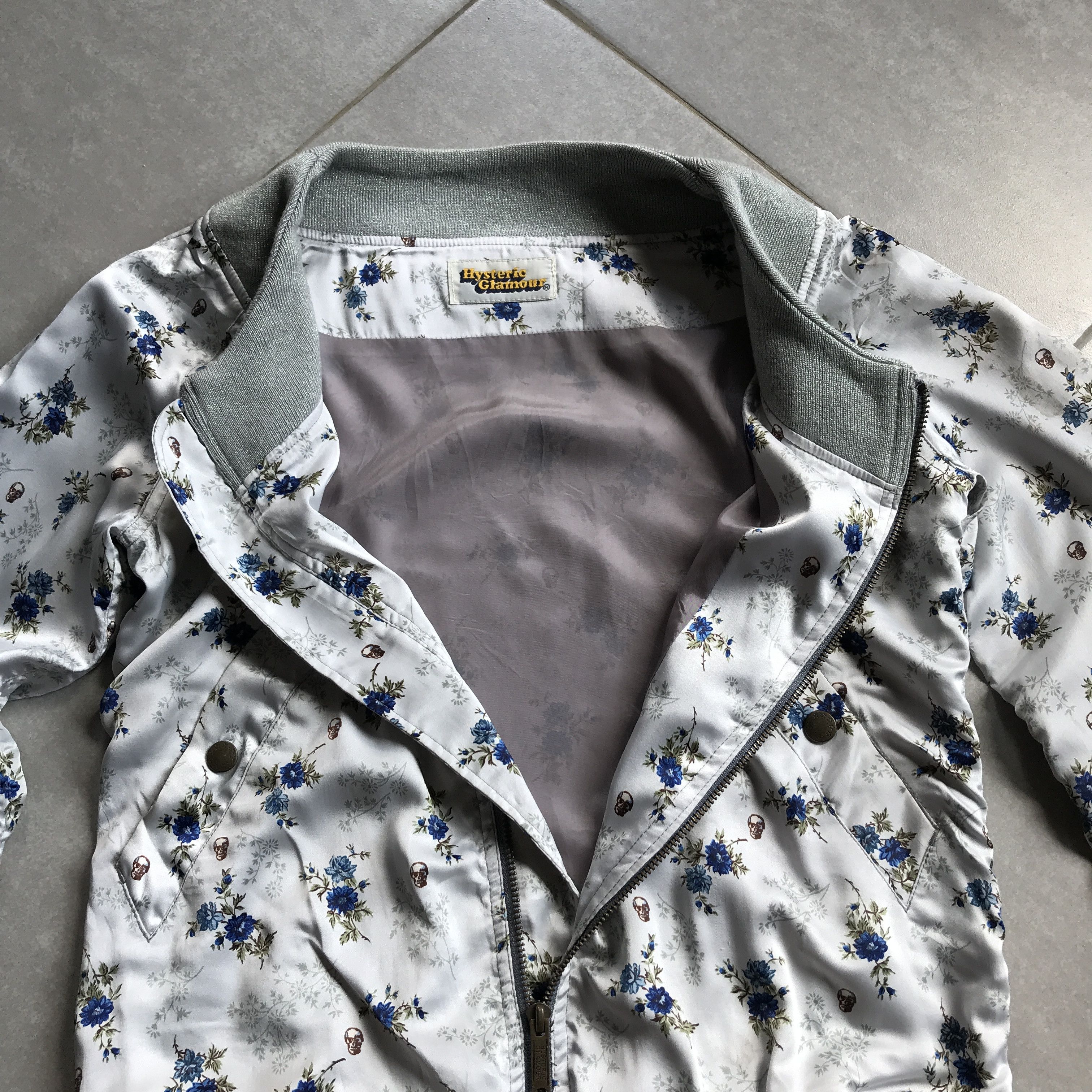 Hysteric Glamour Hysteric Glamour skull flower satin jacket Size S / US 4 / IT 40 - 7 Thumbnail