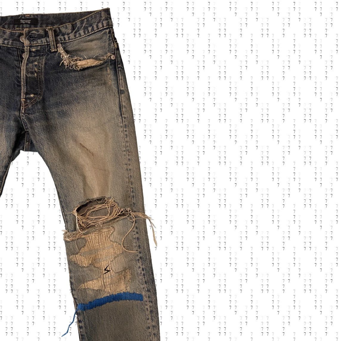 Undercover Undercover Blue Yarn Denim Size US 28 / EU 44 - 3 Thumbnail