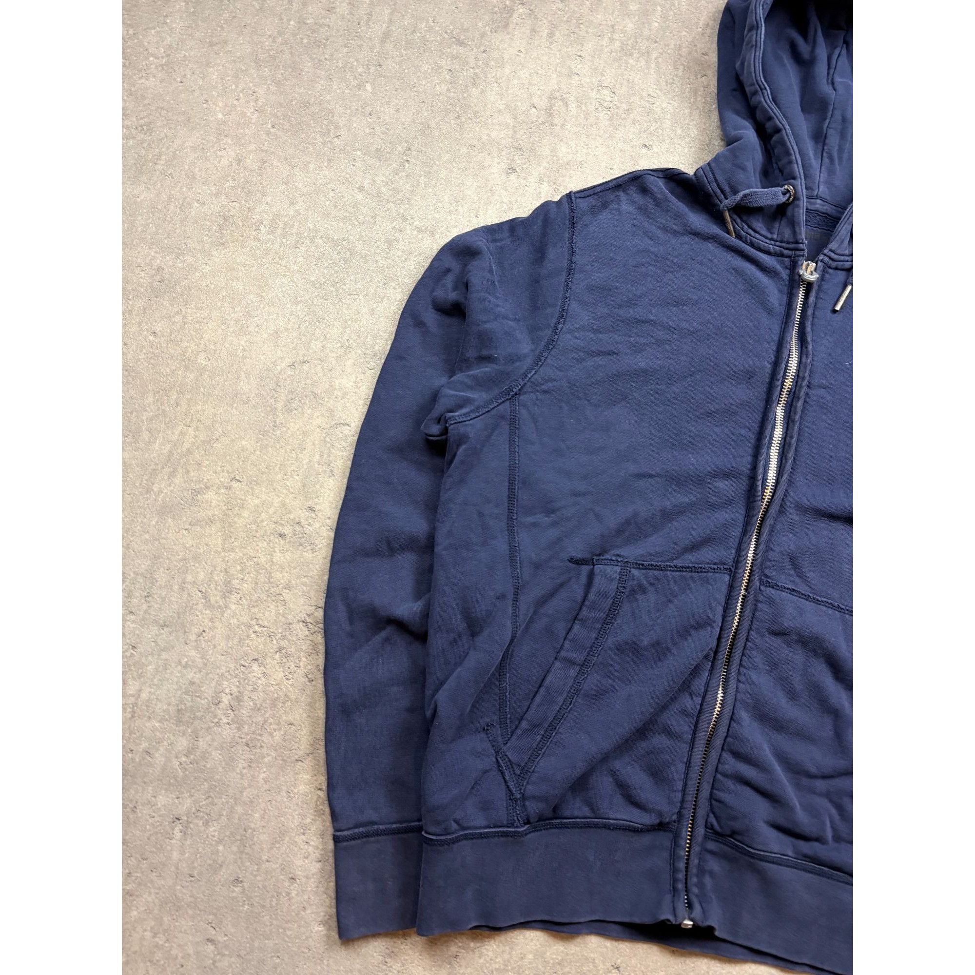True Religion True Religion Mens Navy Full-Zip Hoodie With Drawstring Hood Size US XXL / EU 58 / 5 - 3 Thumbnail
