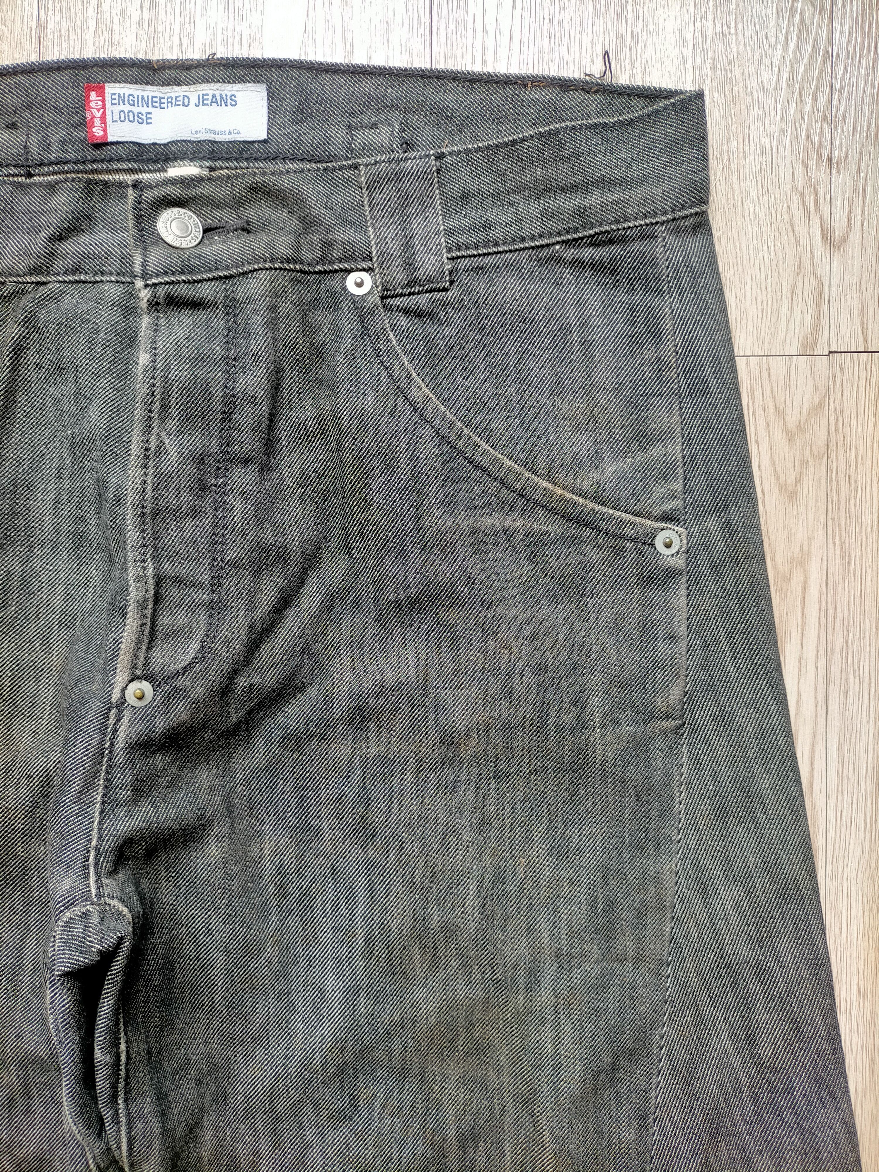 Levi's Vintage 1992 Levis Engineered Jeans Black Rusty Denim pants Size US 30 / EU 46 - 5 Thumbnail