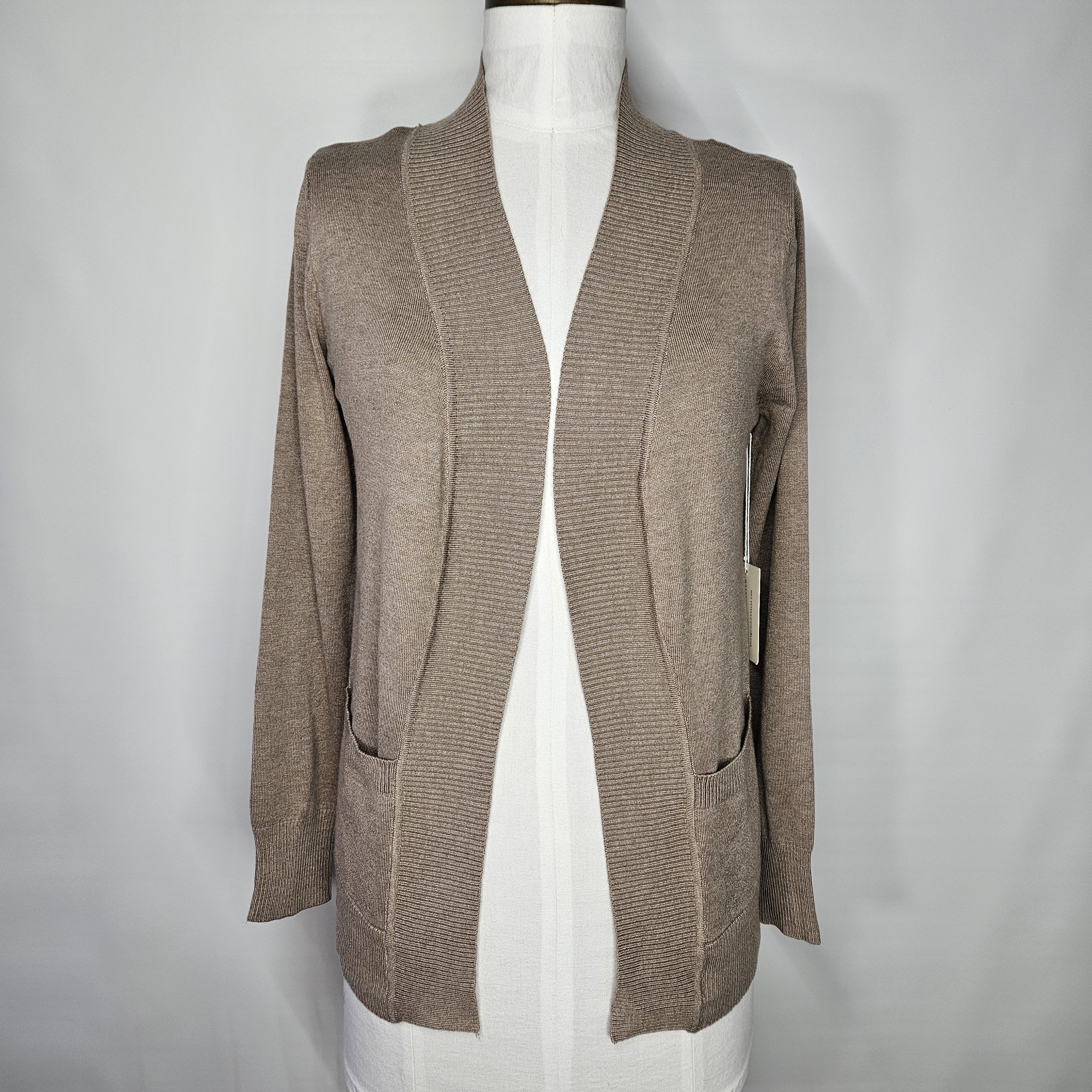 Other Cielo Size S/M Cardigan Camel Beige Taupe Open Front Sweater Size M / US 6-8 / IT 42-44 - 1 Thumbnail