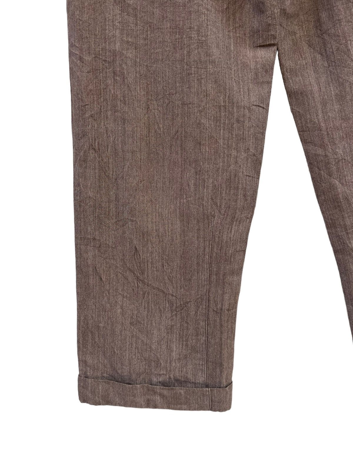 Other Vintage Papas Japan Sun Fade Light Brown Linen Loose Trouser Size US 32 / EU 48 - 18 Thumbnail