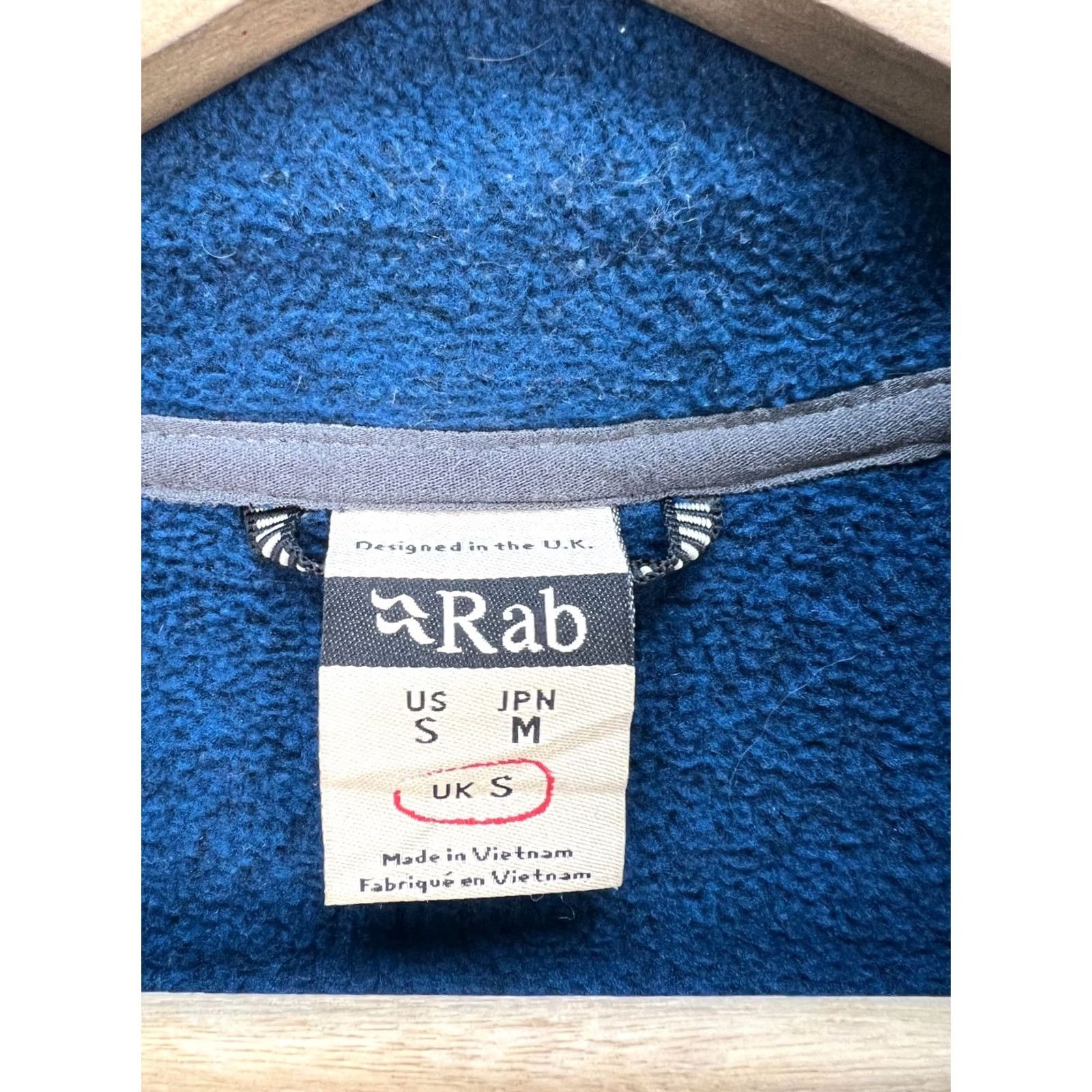 Rab RAB Sweatshirt Pull-On Thermal Fleece 1/4 Zip Mens S Blue Logo Pullover Shirt Size US S / EU 44-46 / 1 - 6 Thumbnail