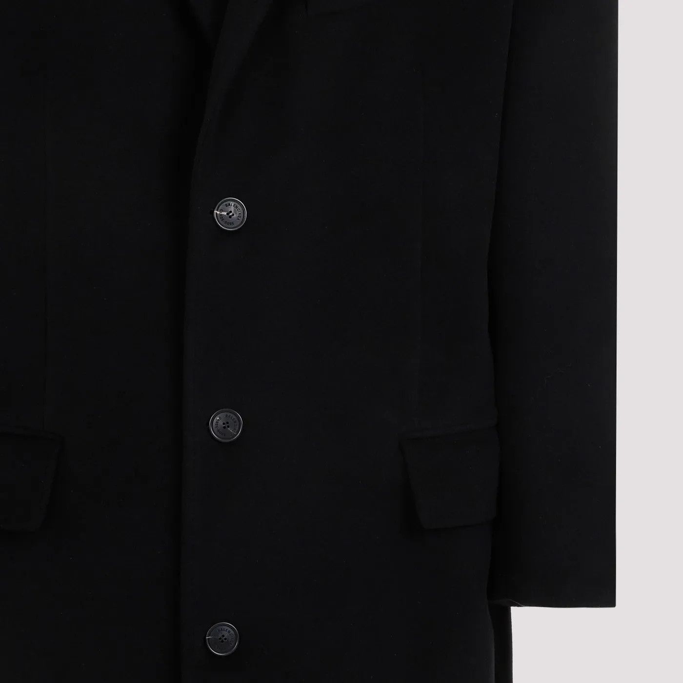 Balenciaga o1w1db10425 Oversized Coat in Black Size US L / EU 52-54 / 3 - 2 Thumbnail