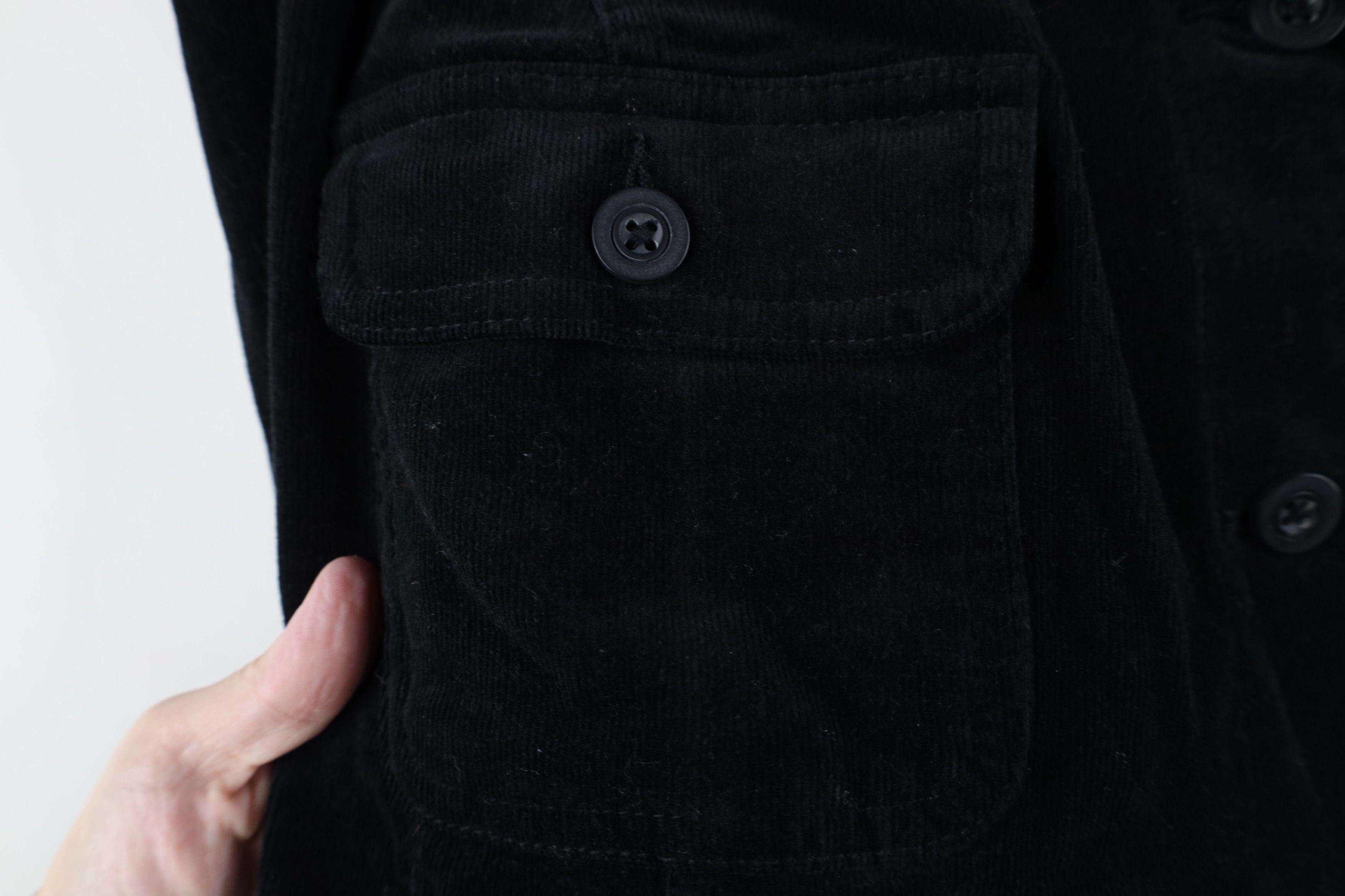 Vintage Deadstock Vintage Y2K Streetwear Button Trucker Jacket Black Size XXL / US 16-18 / IT 52-54 - 4 Thumbnail