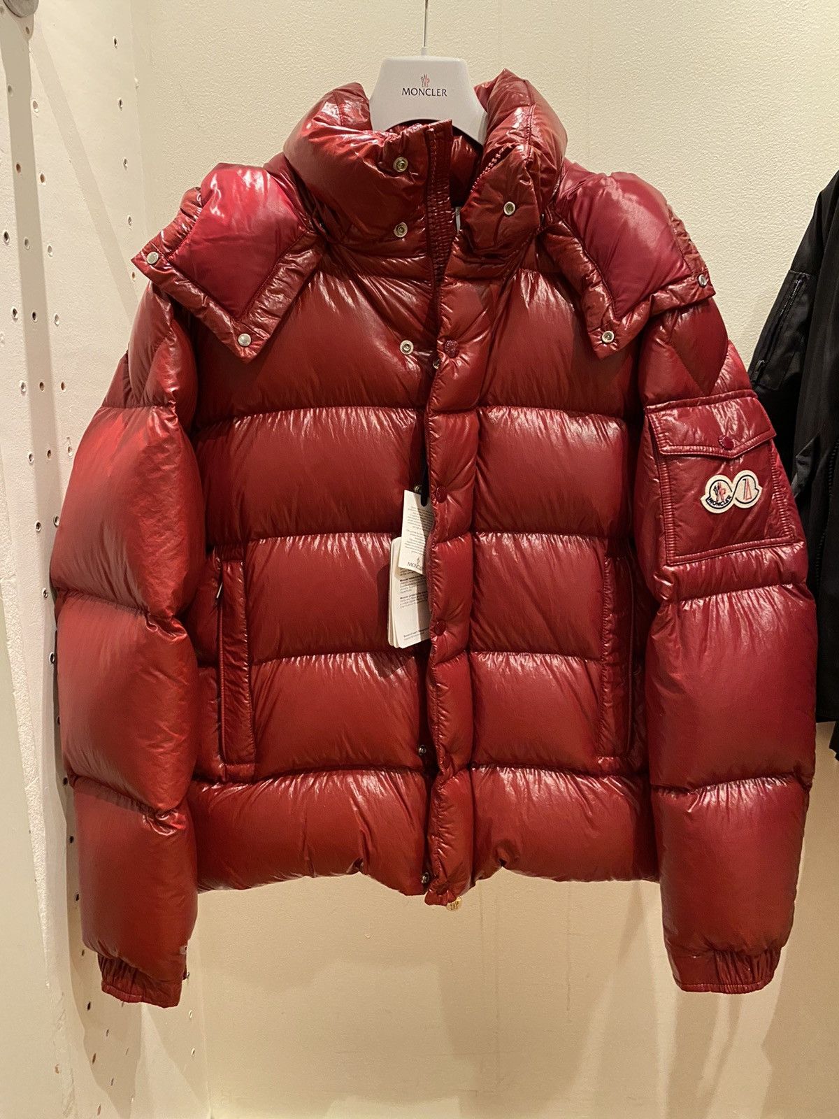 image of Moncler Maya 70 Jacket Red, Men's (Size XL)