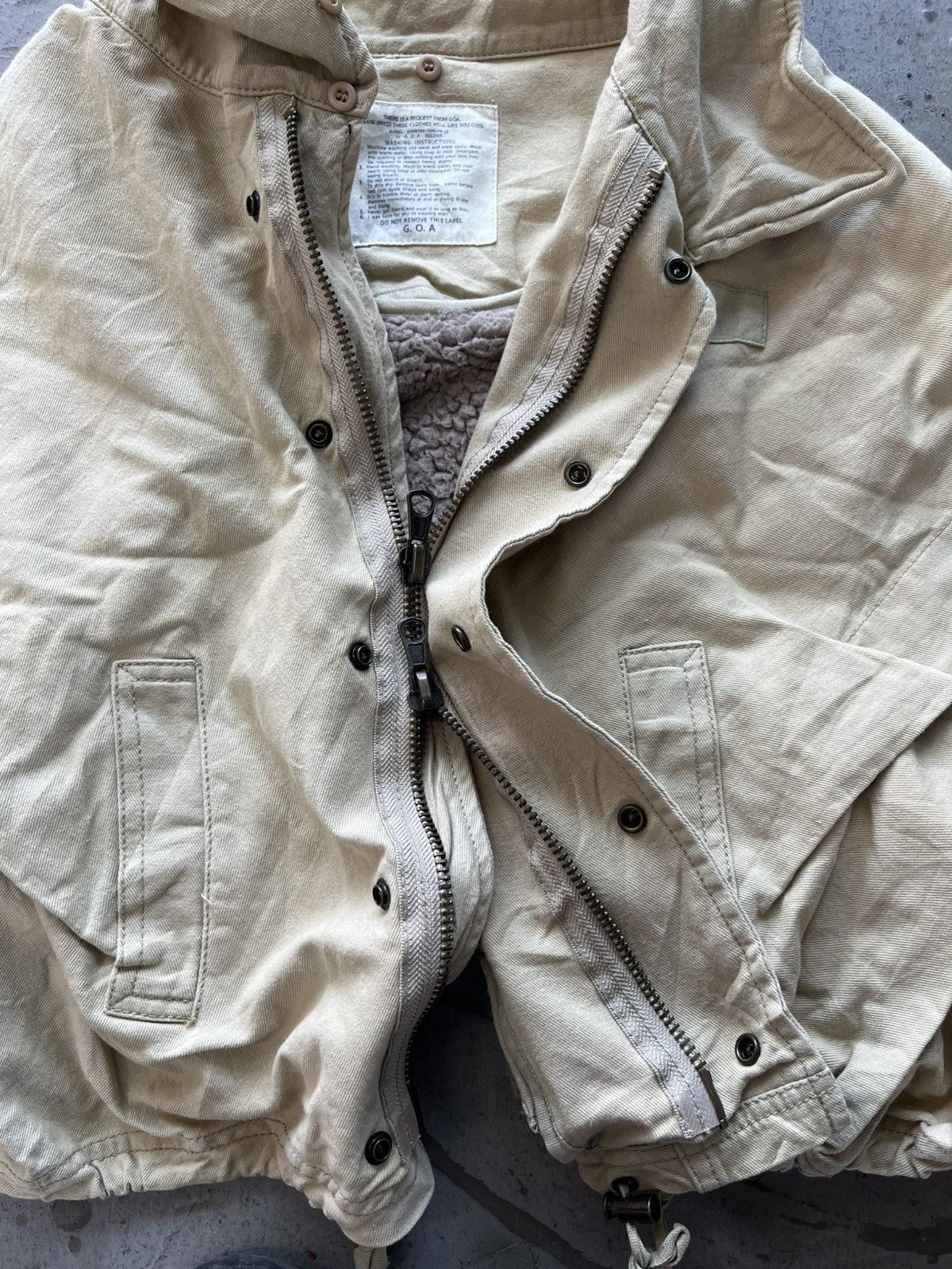 GOA 💥RARE Y2K GOA CROPPED VEST JACKET // Size US L / EU 52-54 / 3 - 6 Thumbnail