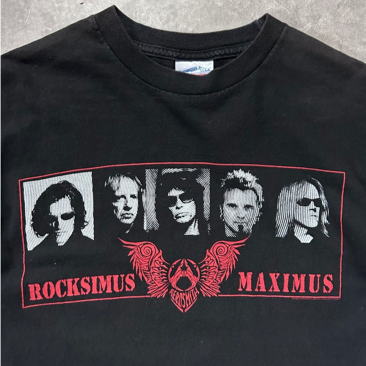 Other 2000s Vintage Aerosmith Rocksimus Maximus Black Band Shirt M Size US M / EU 48-50 / 2 - 2 Thumbnail