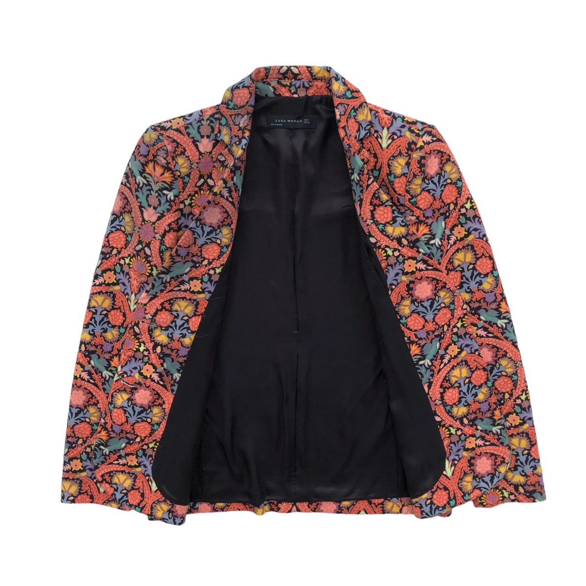 Zara Zara Retro Paisley Blazer For Women Size M / US 6-8 / IT 42-44 - 9 Thumbnail
