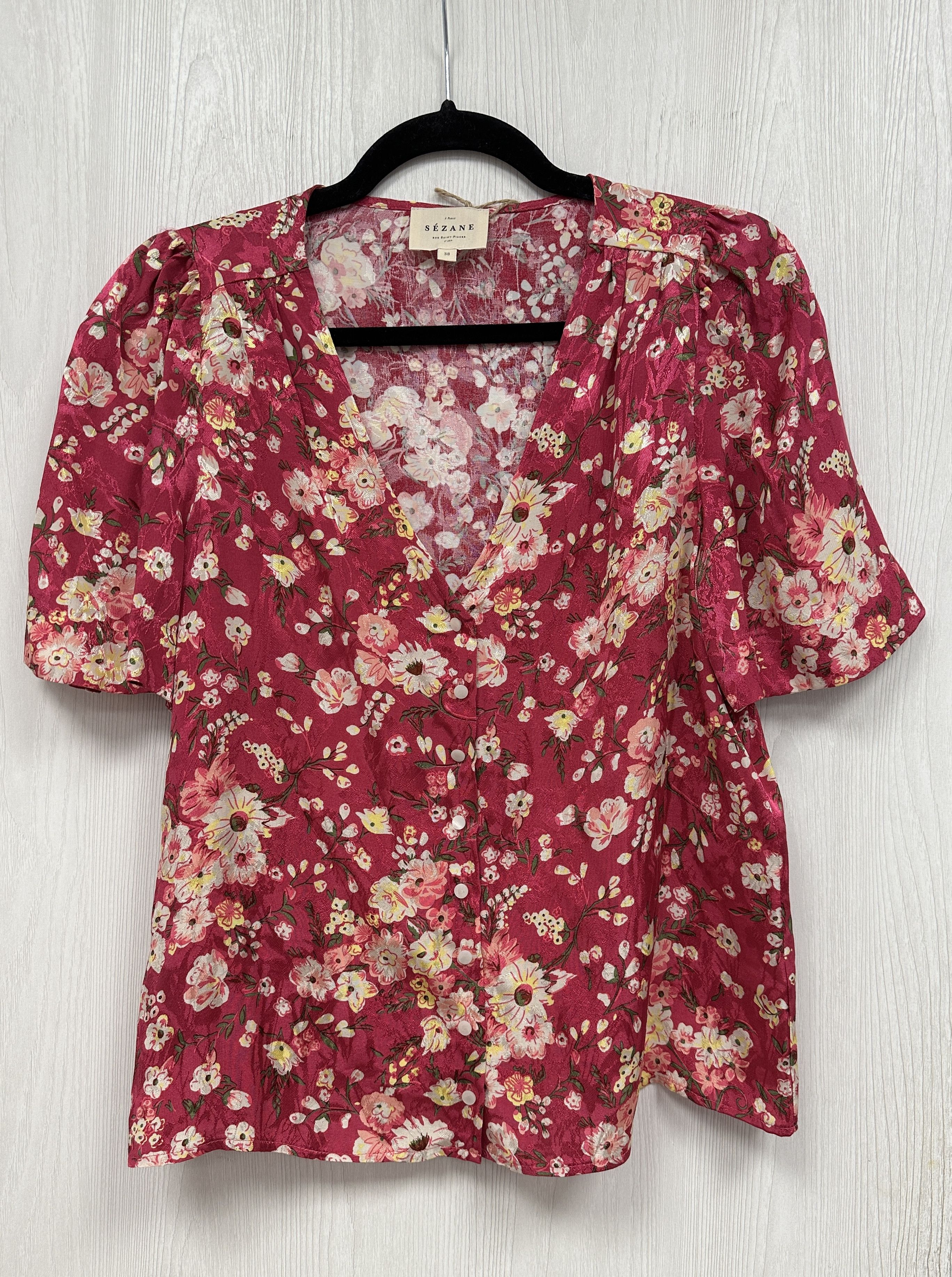 Sezane Dira Top Floral Size S / US 4 / IT 40 - 2 Thumbnail