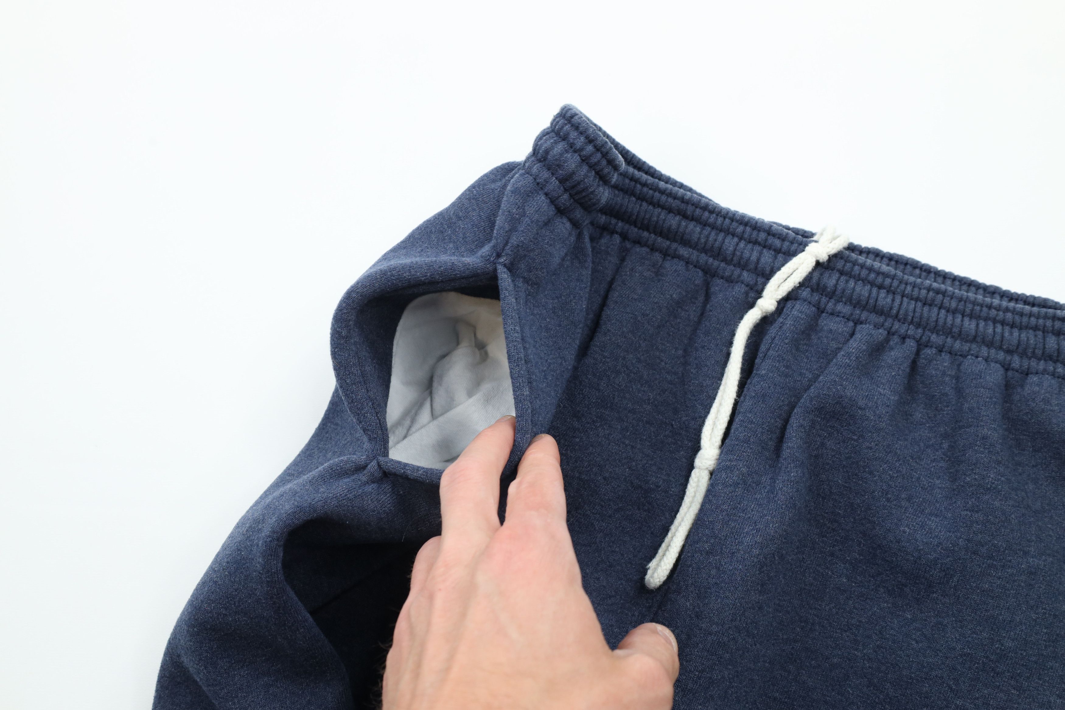 Russell Athletic × Vintage Vintage 90s Russell Athletic Cuffed Sweatpants Joggers Blue Size US 38 / EU 54 - 5 Thumbnail