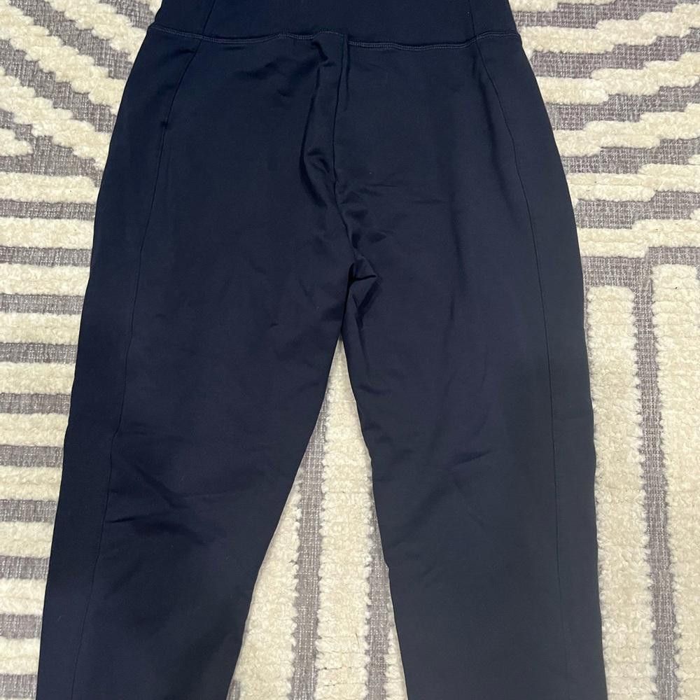 Lauren Ralph Lauren LRL Ralph Lauren Navy Silicone Red Logo Striped LEGGINGS Size 36" / US 14 / IT 50 - 8 Thumbnail