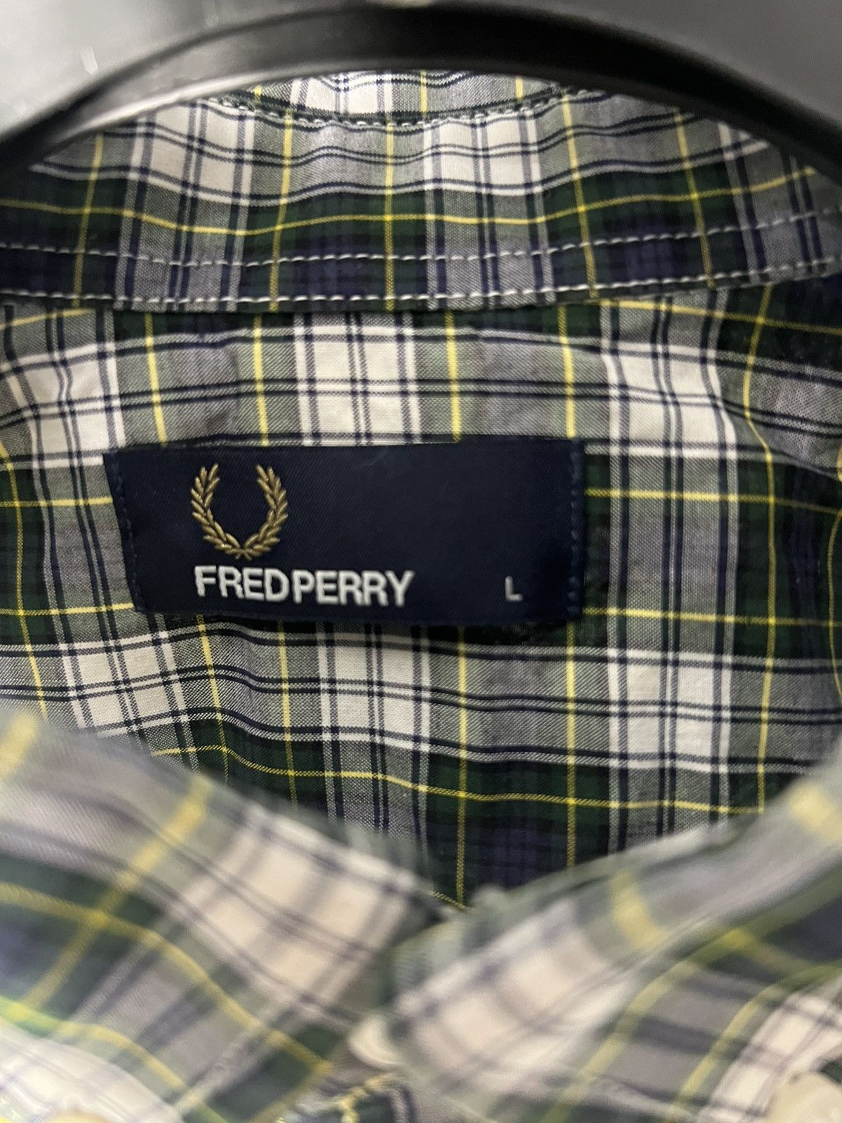 Fred Perry × Vintage VERY RARE FRED PERRY LONG SLEEVE SHIRT DESIGNER CASUAL Y2K Size US L / EU 52-54 / 3 - 3 Thumbnail